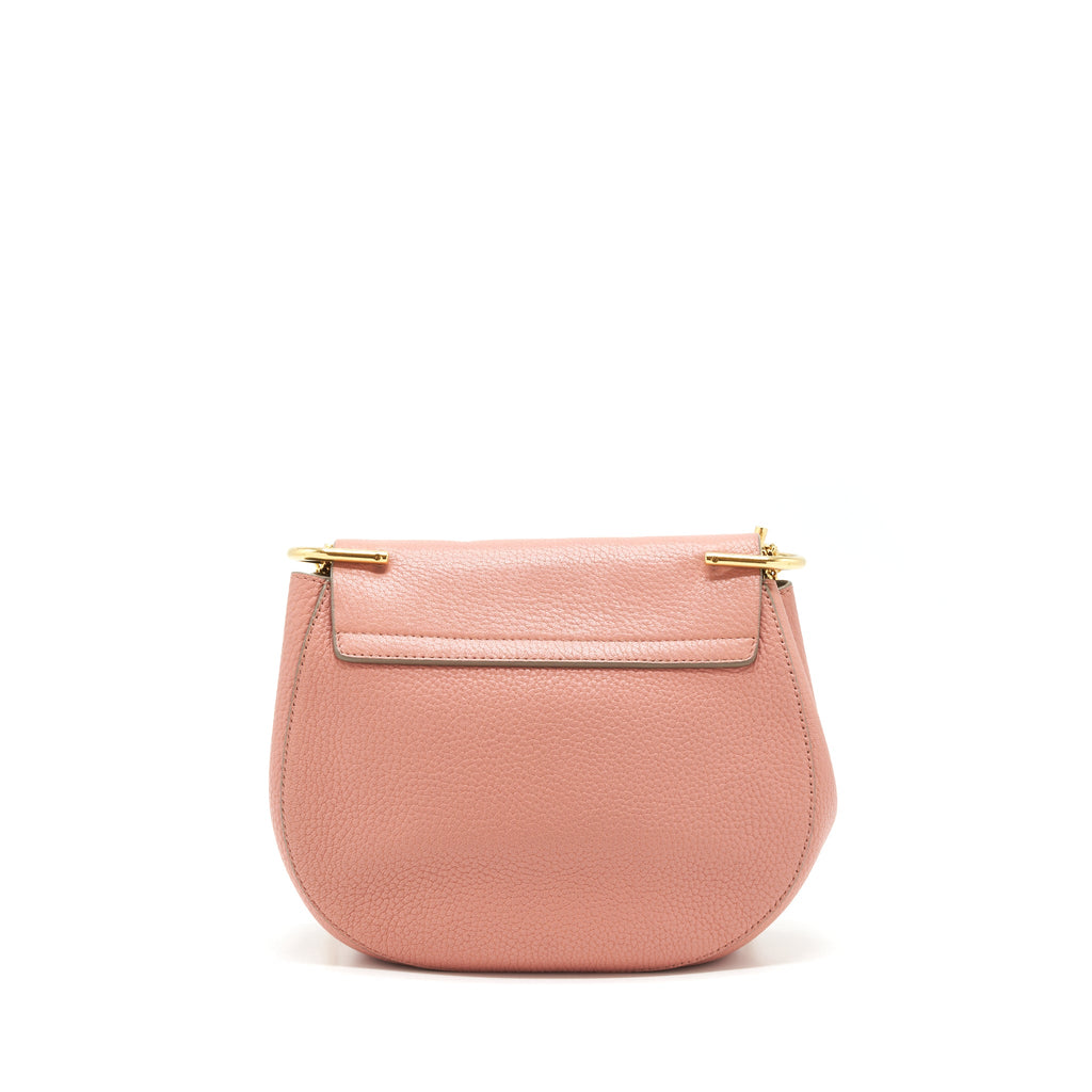 CHLOE DREW BAG PINK GHW