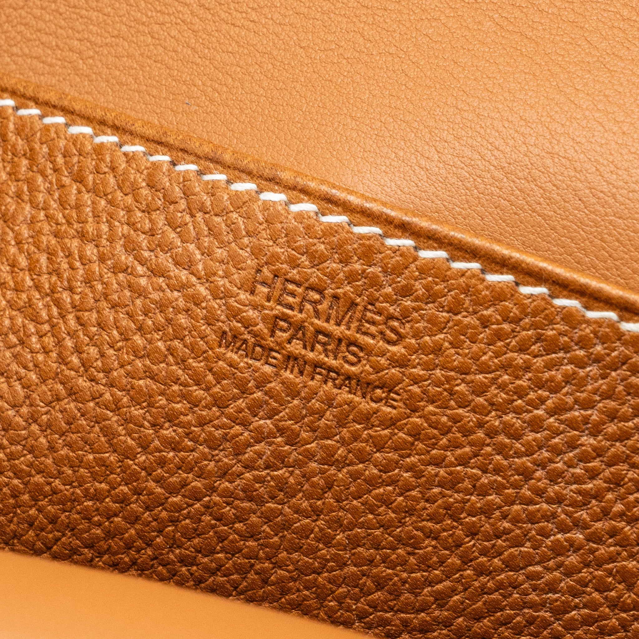 HERMES HALZAN 25 BARENIA FAUBOURG FAUVE GHW