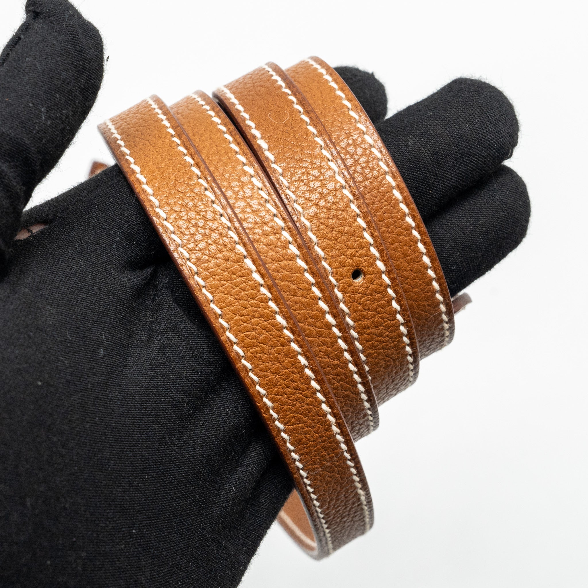 HERMES HALZAN 25 BARENIA FAUBOURG FAUVE GHW