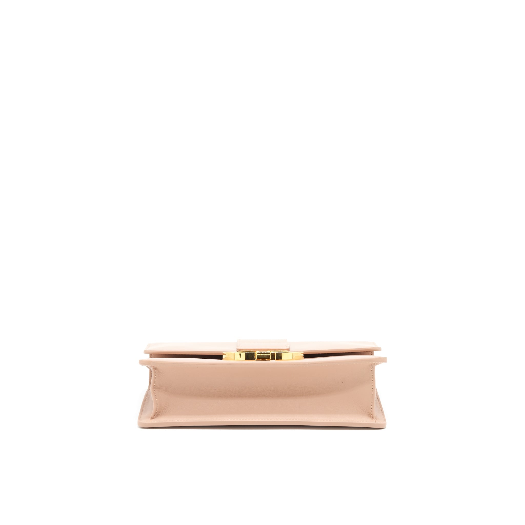 DIOR MONTAIGNE 24 MEDIUM FLAP BAG BEIGE PINK WITH GHW