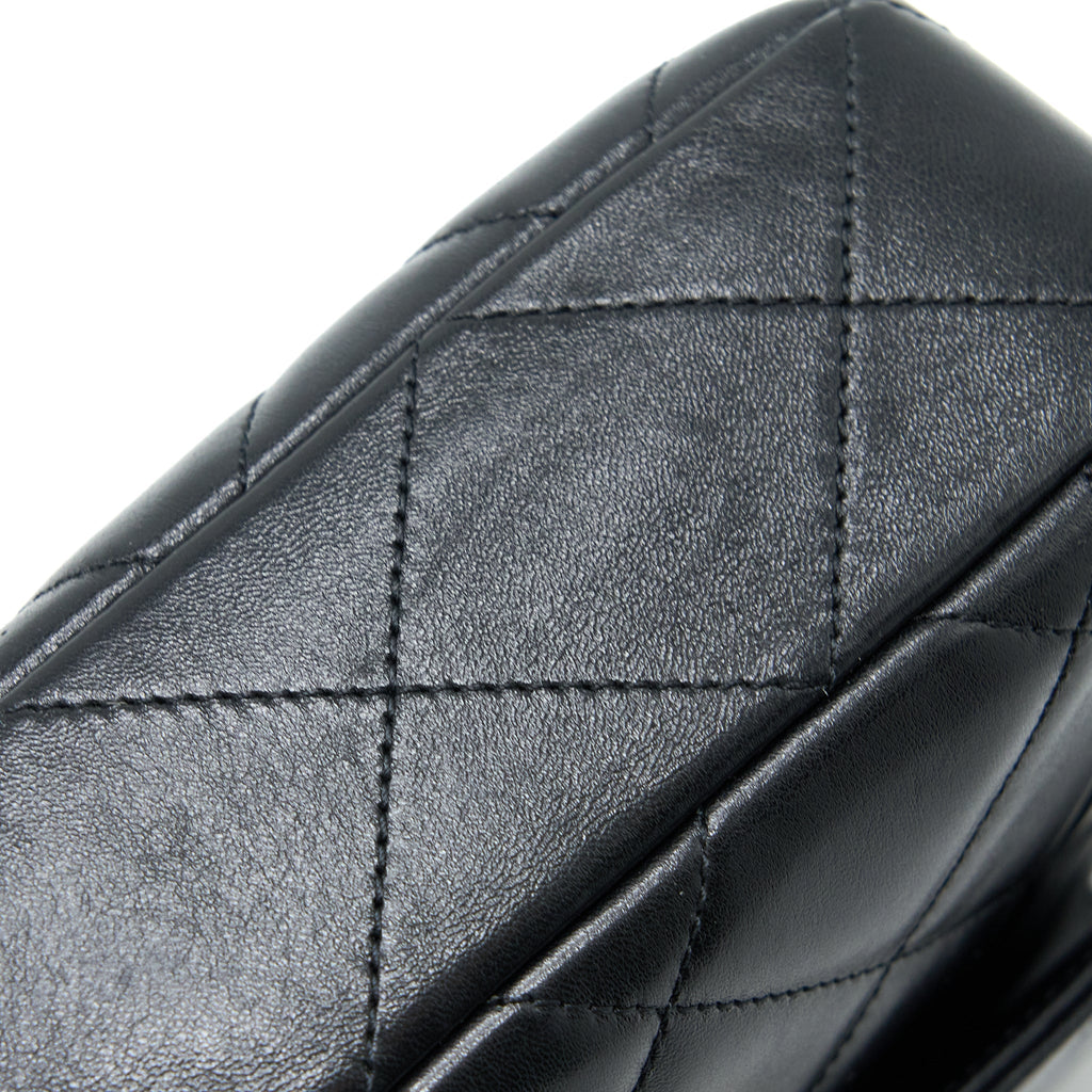 CHANEL 23P ADO BACKPACK LAMBSKIN BLACK GHW (MICROCHIP)