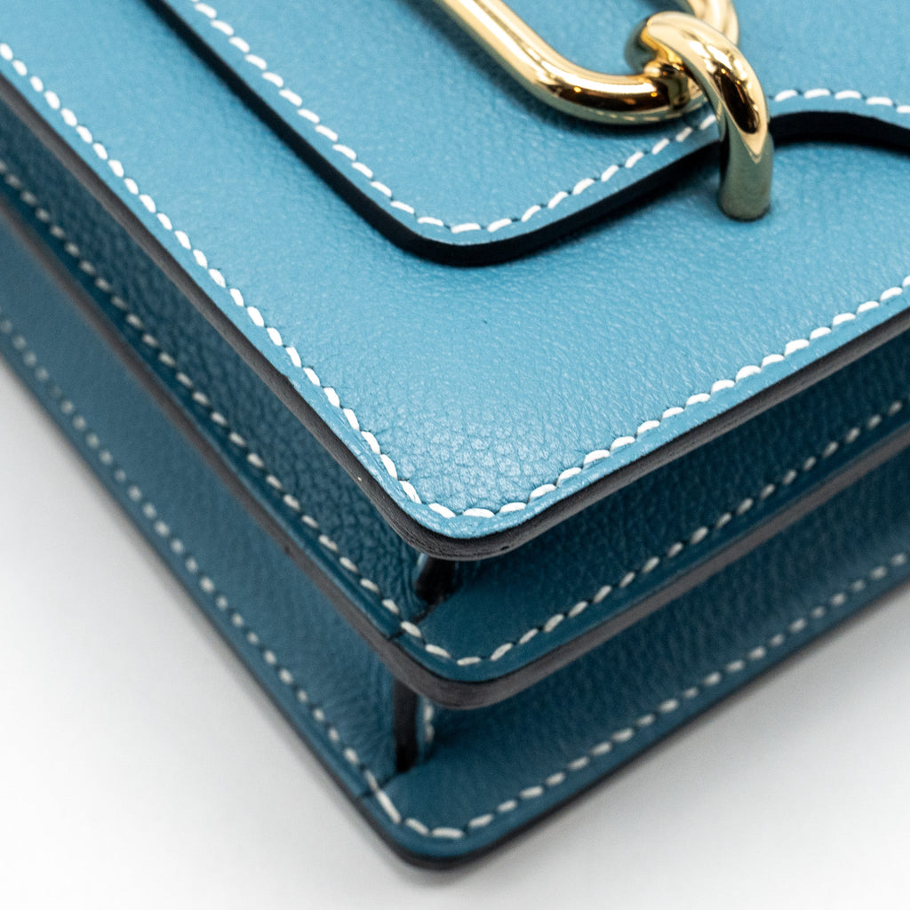 HERMES MINI ROULIS EVERCOLOR NEW BLEU JEAN LGHW