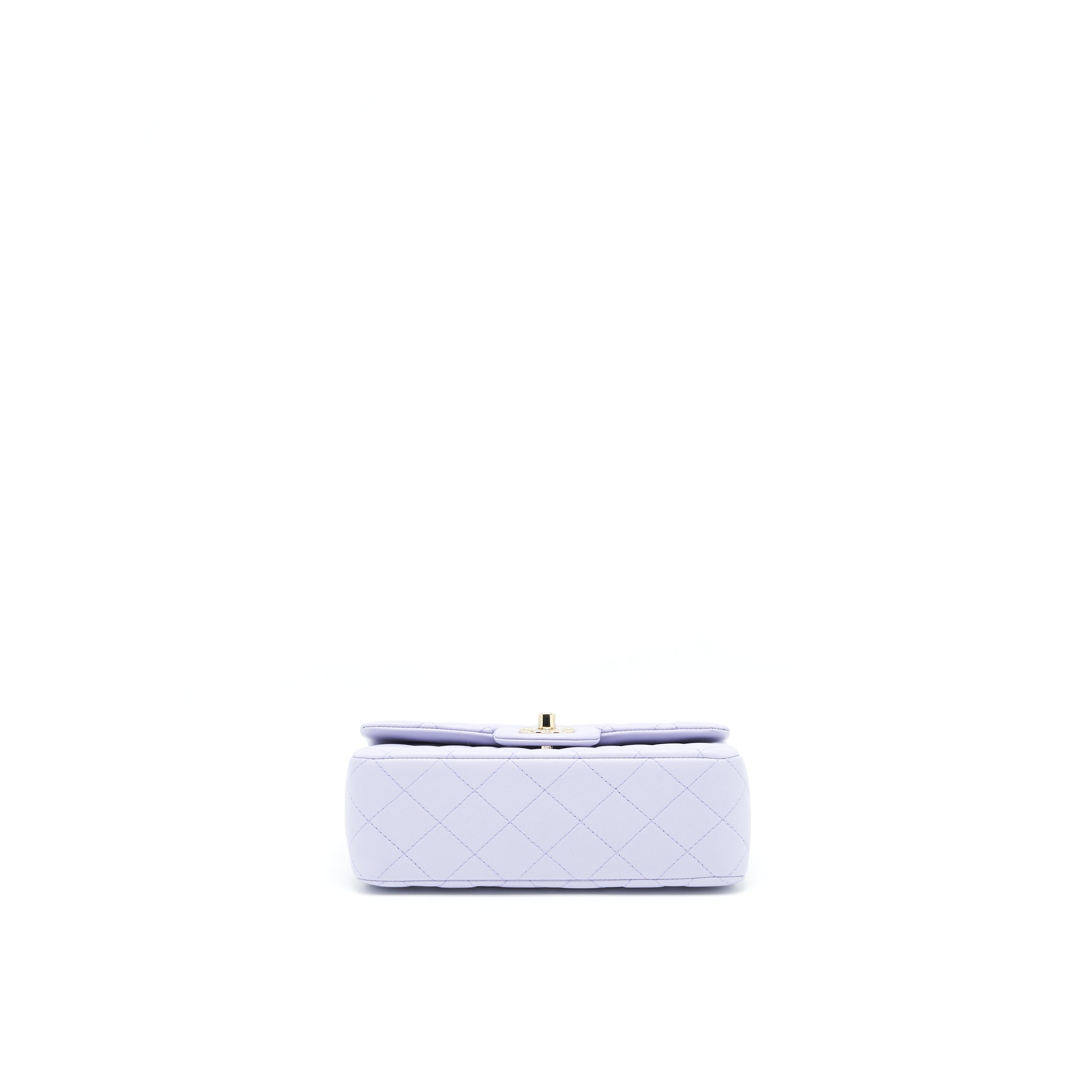CHANEL 21K LILAC /LIGHT PURPLE MINI RECTANGULAR TOP HANDLE