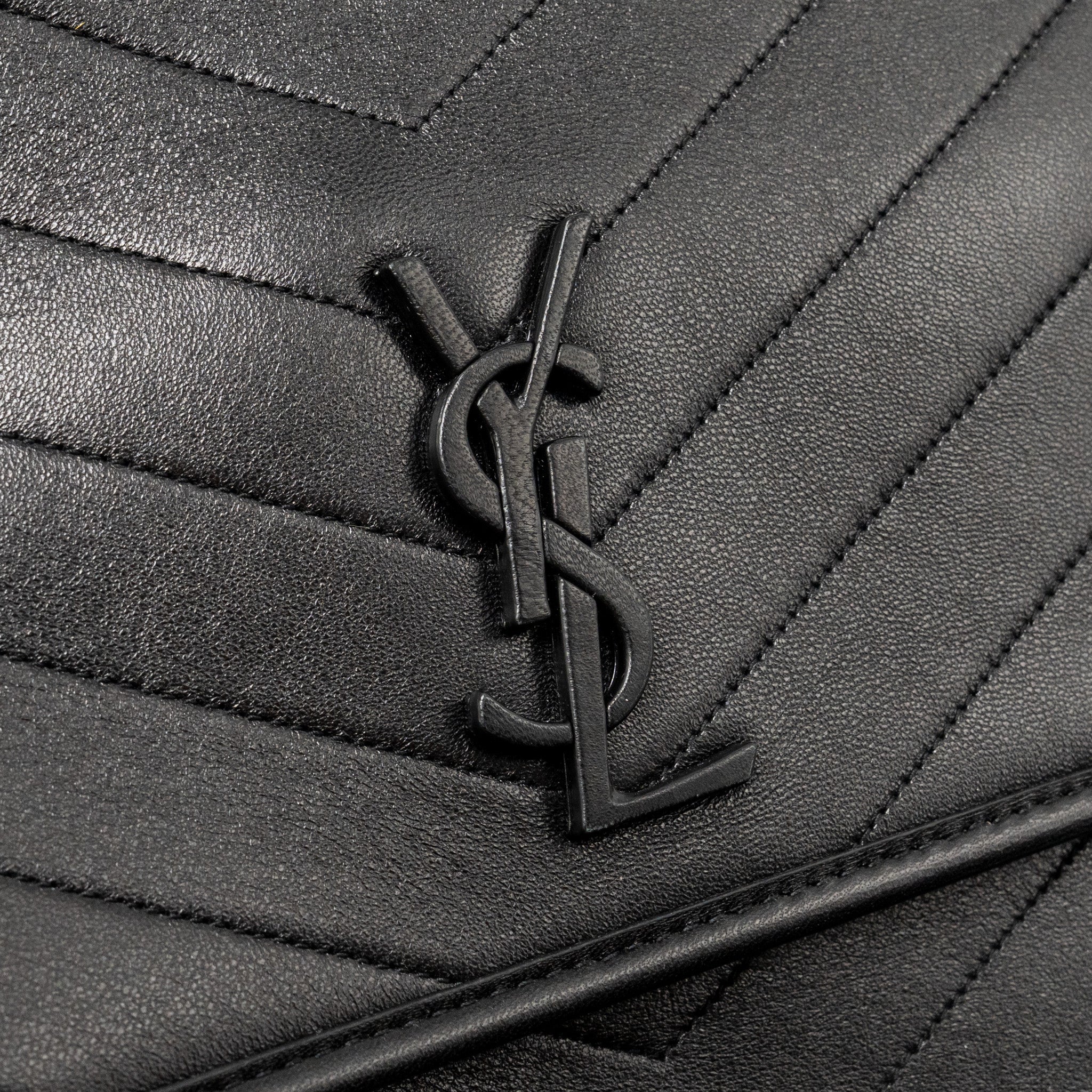 SAINT LAURENT LARGE NIKI BAG LAMBSKIN BLACK GHW