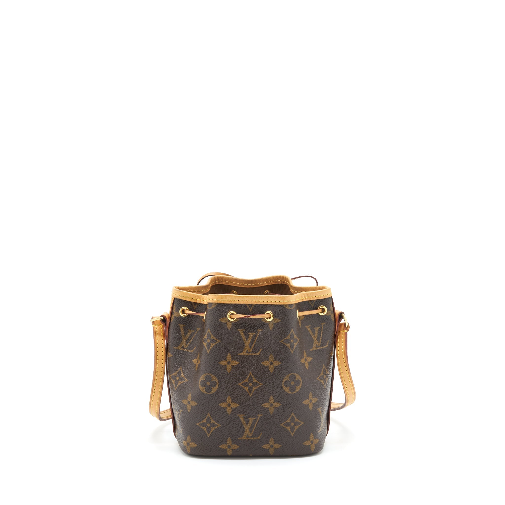 LOUIS VUITTON NANO NOE MONOGRAM CANVAS GHW