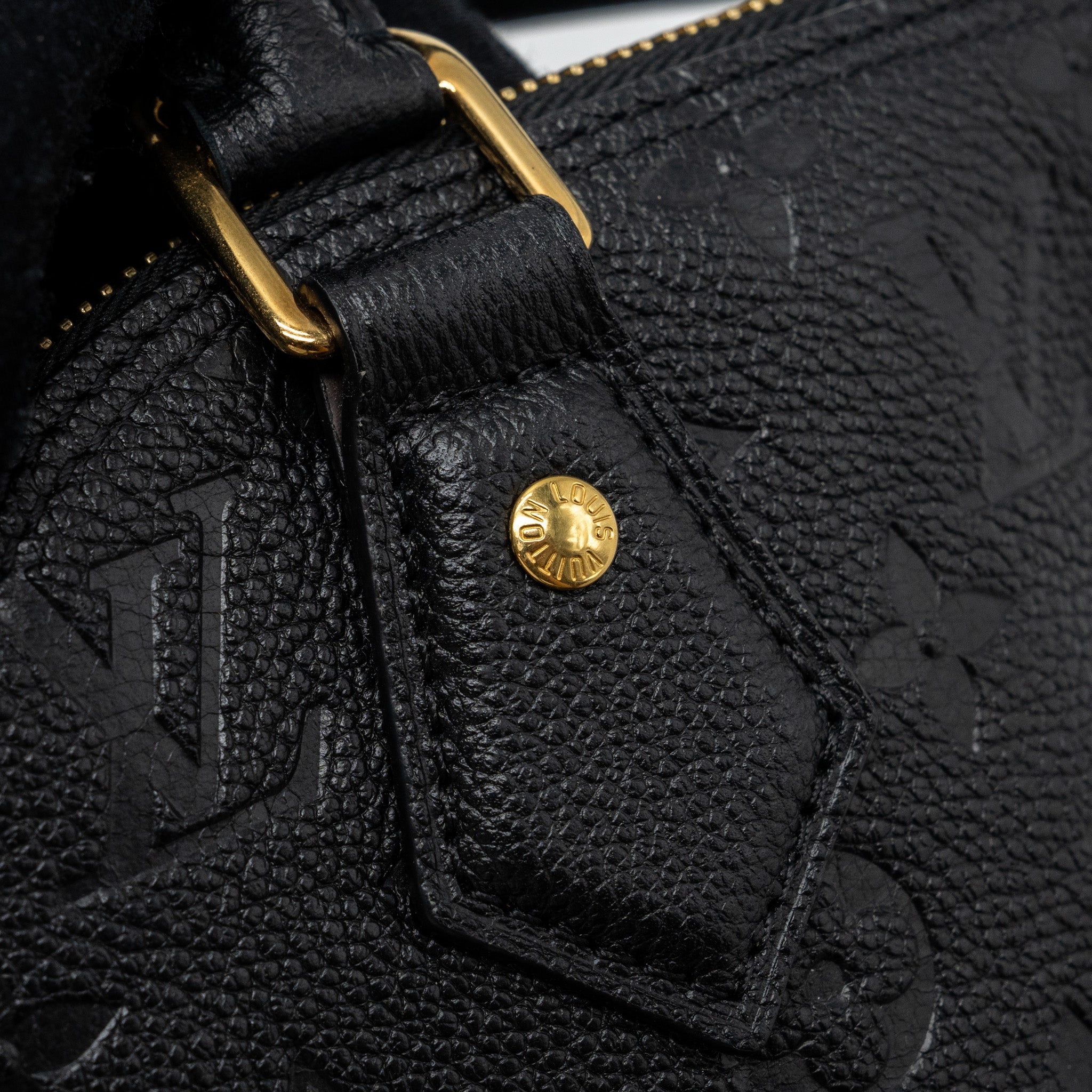 LOUIS VUITTON NEO ALMA BB MONOGRAM EMPREINTE BLACK GHW (NEW VERSION)
