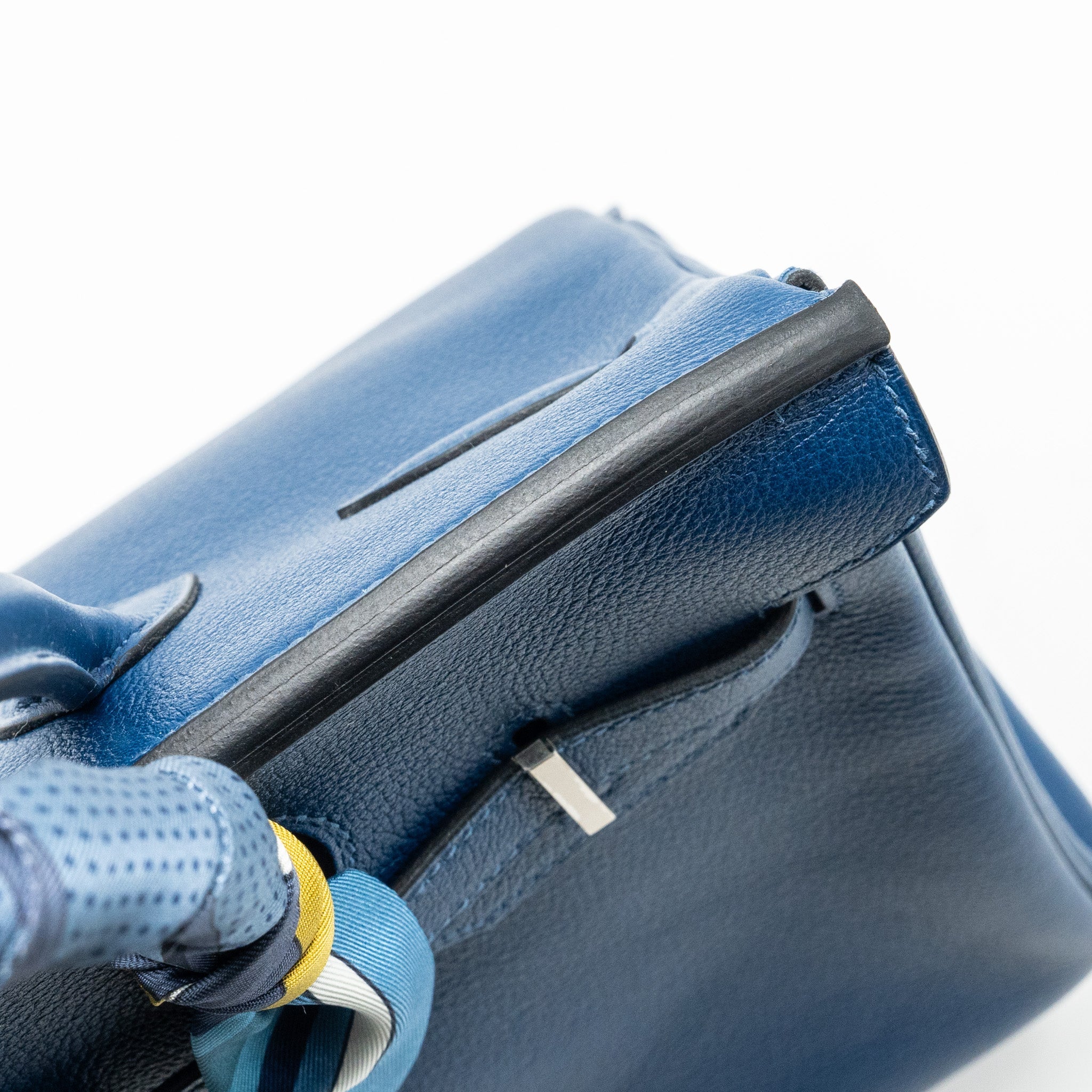 HERMES BIRKIN 30 TAURILLON NOVELLO S4 DEEP BLUE SHW