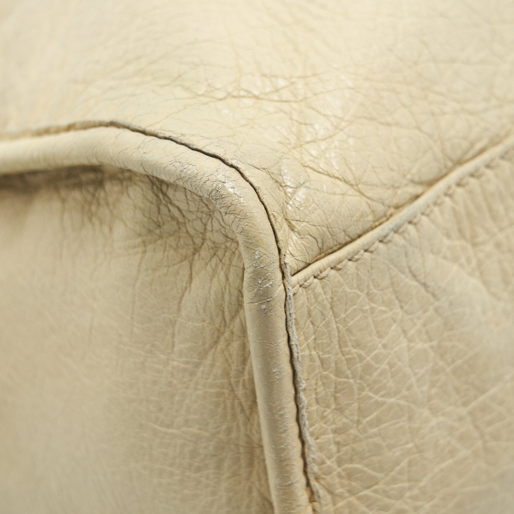 BALENCIAGA GIANT CITY BAG BEIGE GHW
