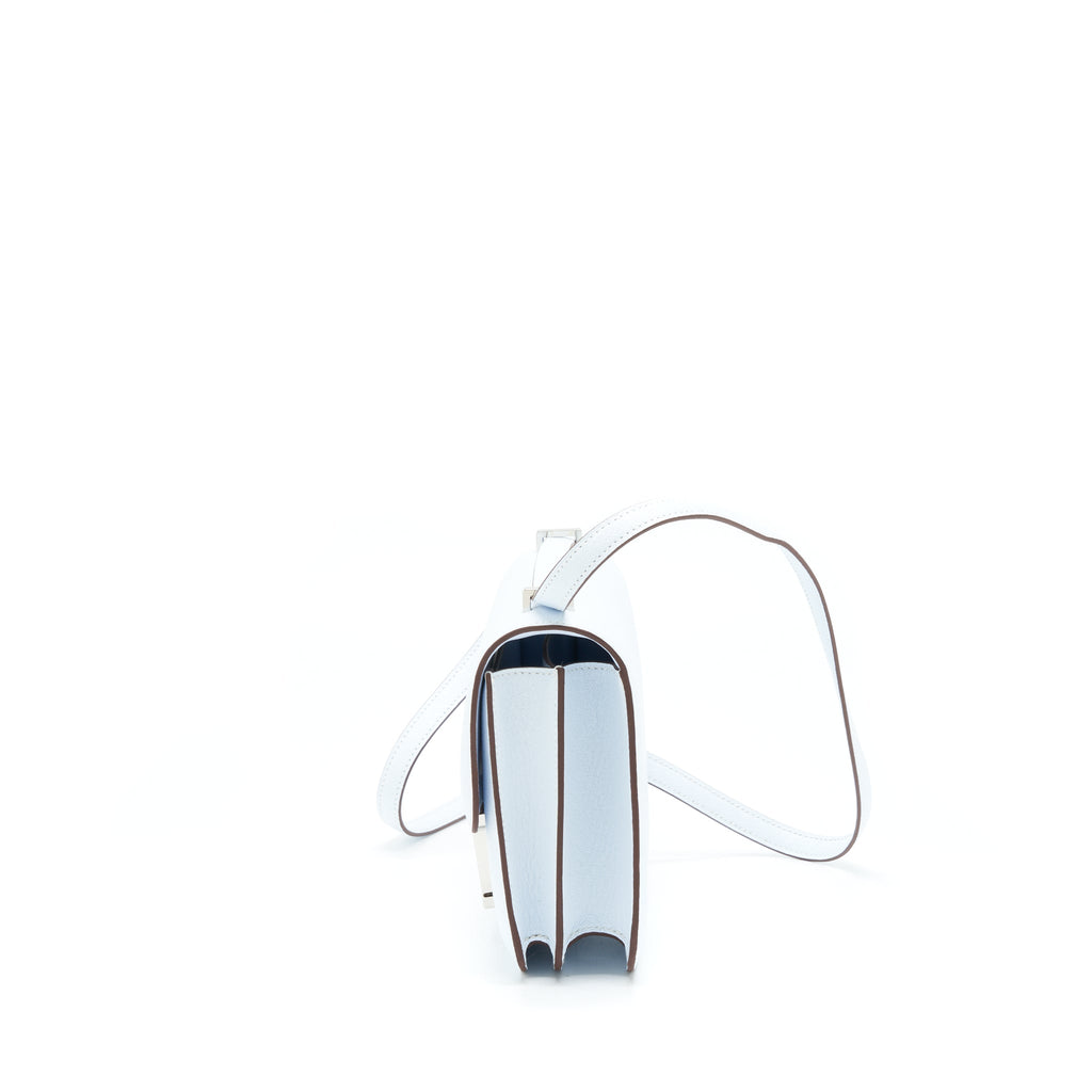 HERMES MINI CONSTANCE CHEVRE MYSORE T0 BLUE BRUME SHW