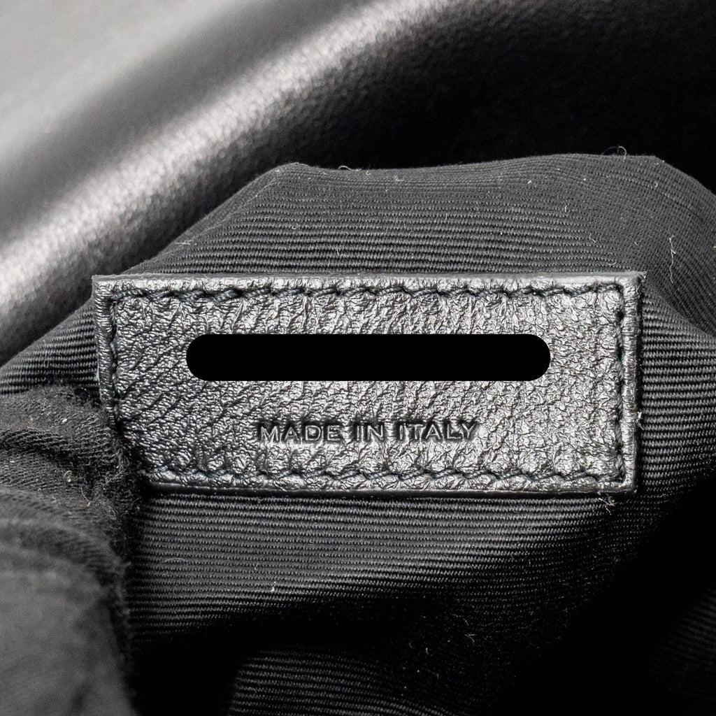 SAINT LAURENT LARGE NIKI BAG LAMBSKIN BLACK GHW