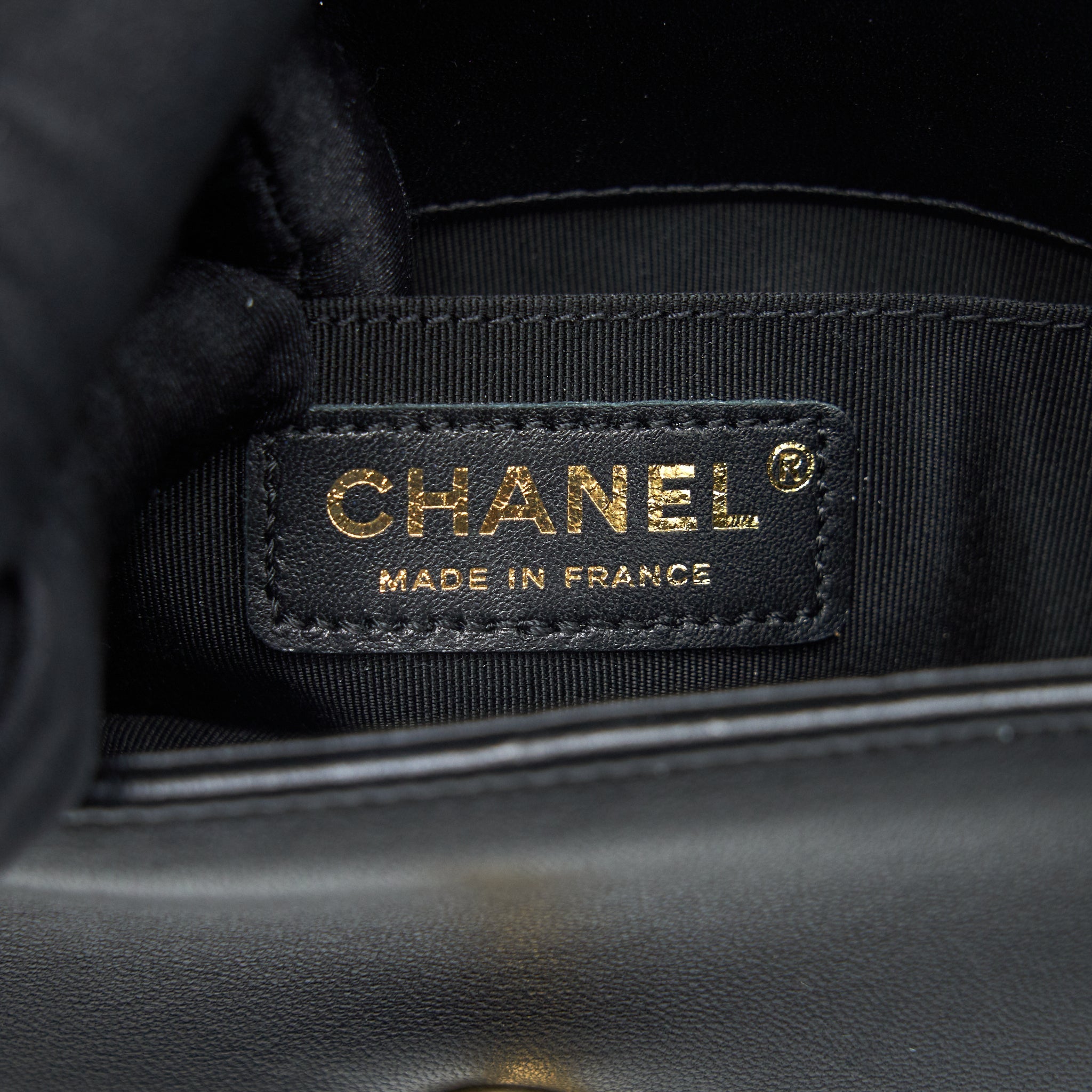 CHANEL BOY EXTRA MINI LAMBSKIN IN BLACK GHW