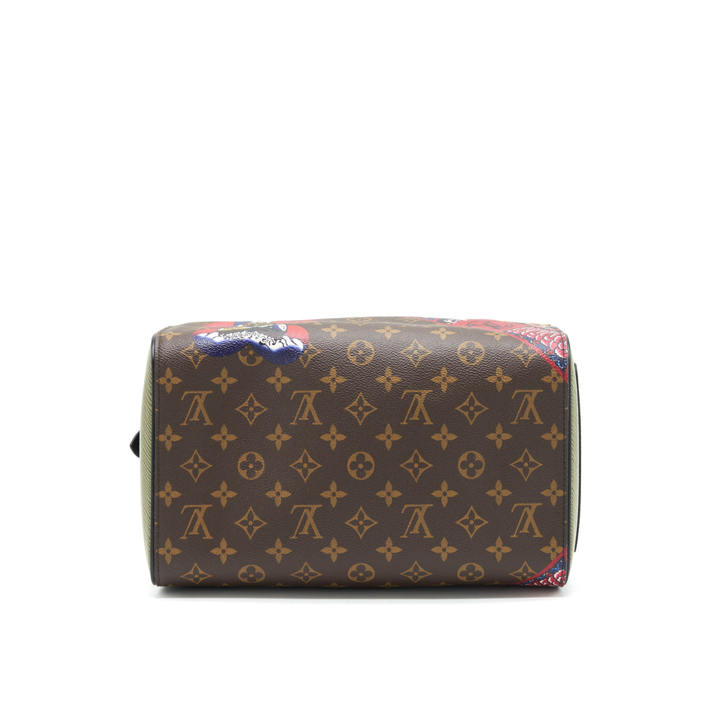 LOUIS VUITTON KABUKI SPEEDY 30 MONOGRAM CANVAS LIMITED EDITION GHW