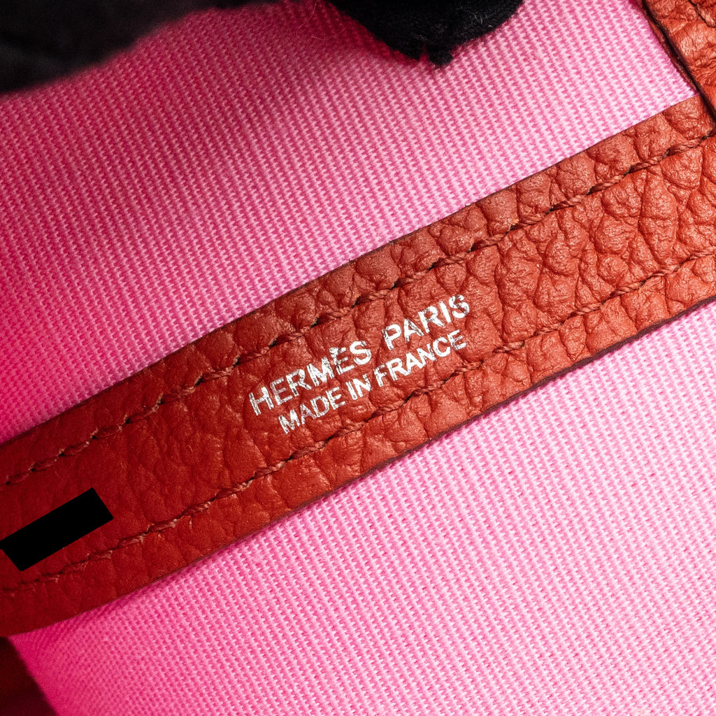 HERMES GARDEN FILE 28 CANVAS/COUNTRY PINK /ROUGE DUCHESSE SHW