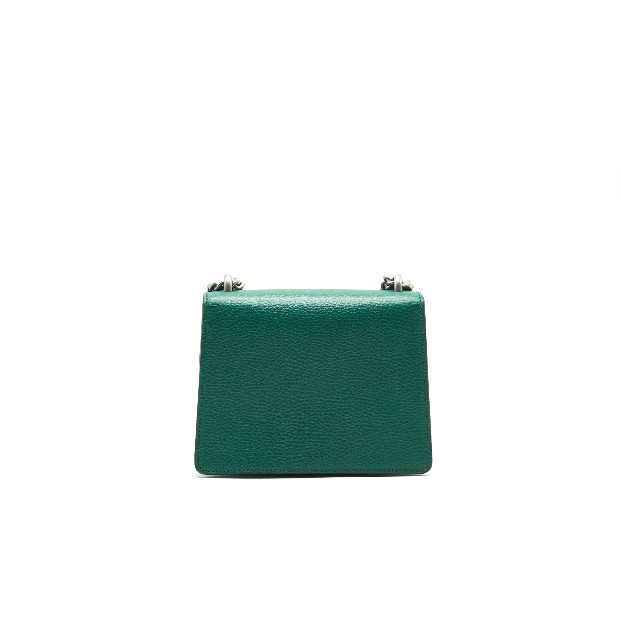 GUCCI DIONYSUS MINI LEATHER BAG GREEN