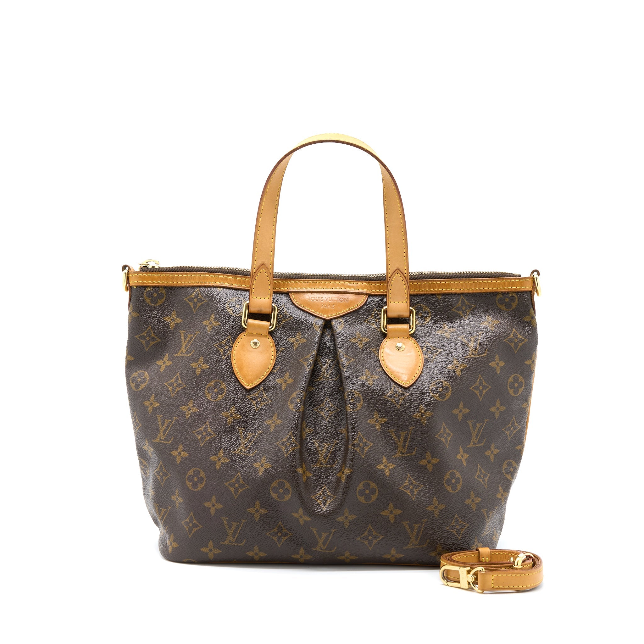 LOUIS VUITTON PALERMO PM MONOGRAM CANVAS GHW