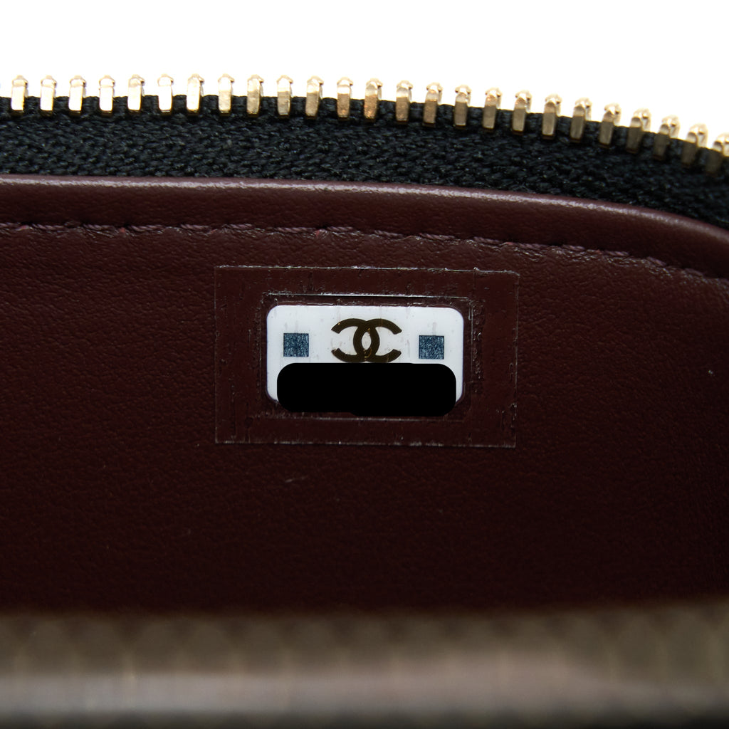 CHANEL MINI VANITY WITH CHAIN CAVIAR BLACK LGHW