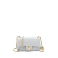 CHANEL 21B PEARL CRUSH MINI RECTANGULAR FLAP BAG GREY GHW