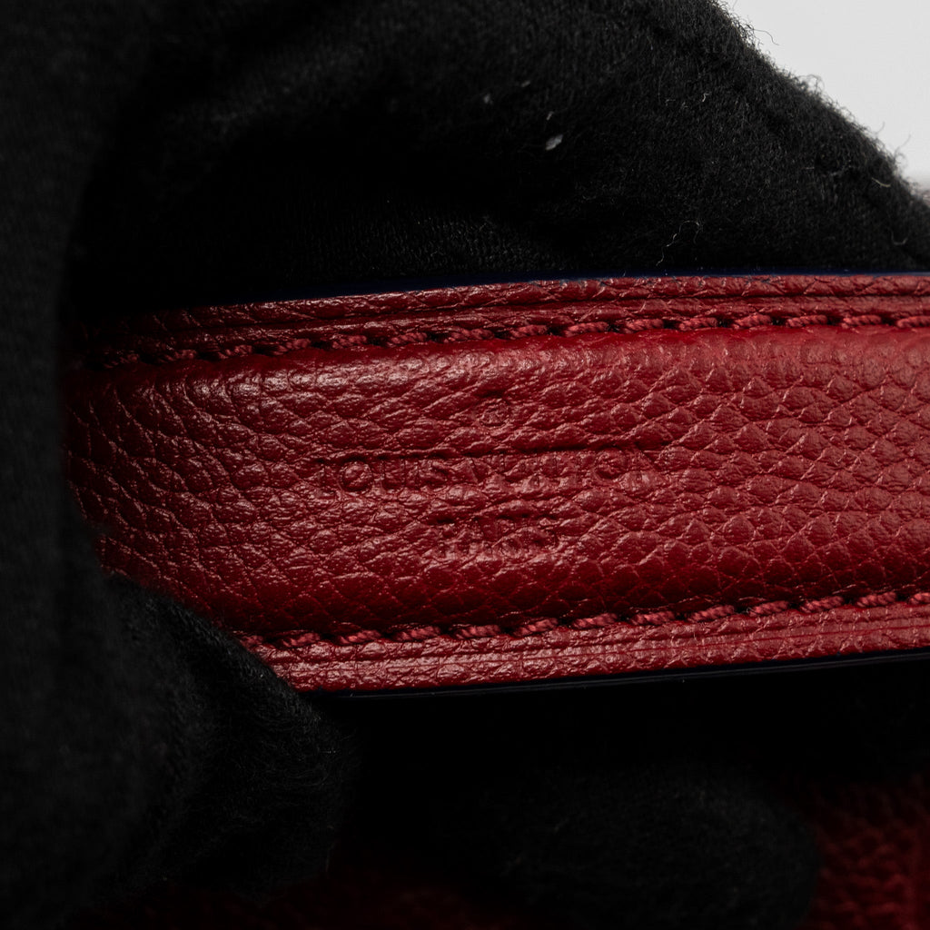 LOUIS VUITTON POCHETTE MÉTIS MONOGRAM EMPREINTE RED GHW
