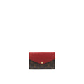 LOUIS VUITTON CERISE MONOGRAM CANVAS PALLAS COMPACT WALLET