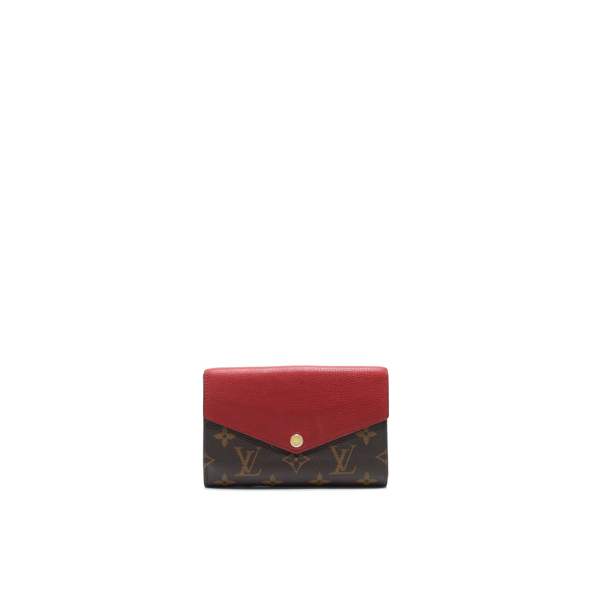 LOUIS VUITTON CERISE MONOGRAM CANVAS PALLAS COMPACT WALLET