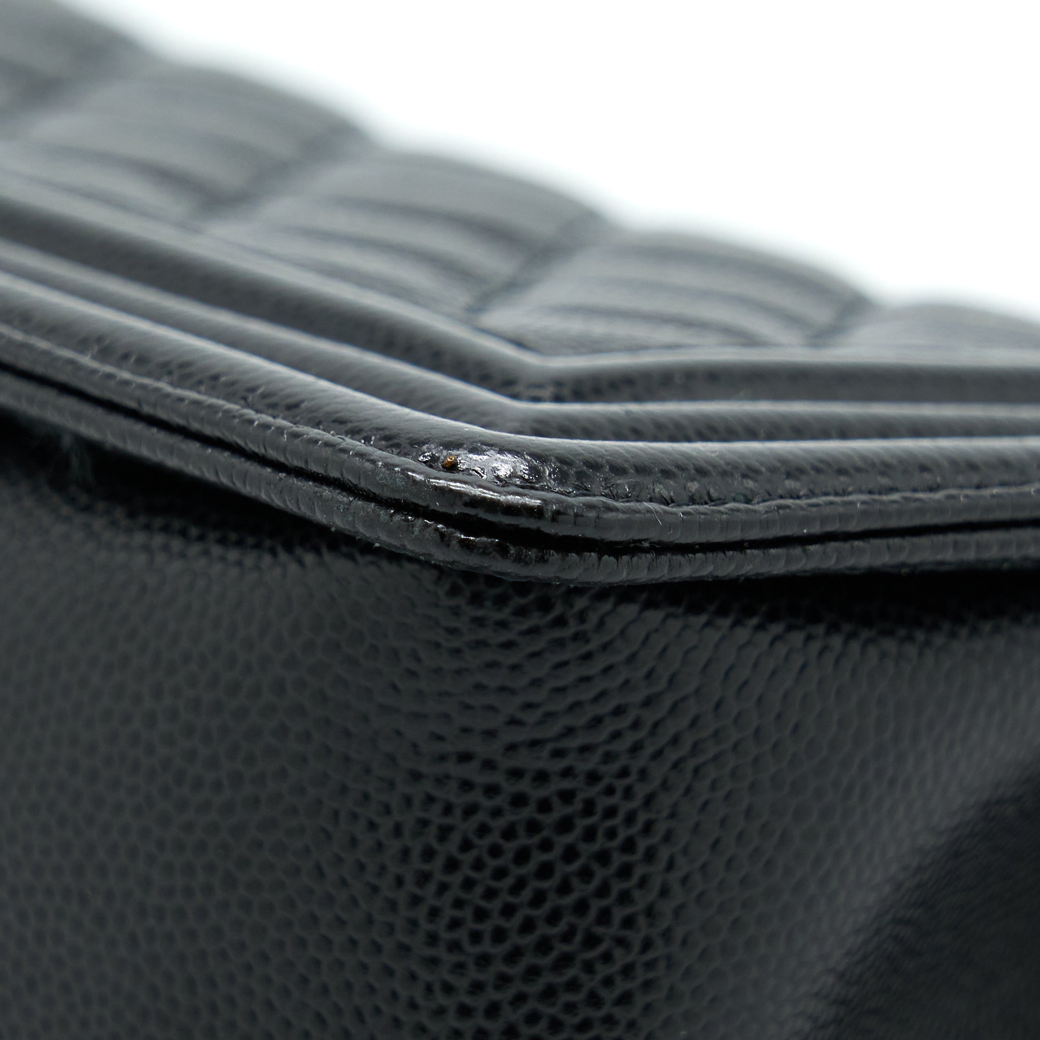 CHANEL SMALL BOY BAG CAVIAR BLACK GHW
