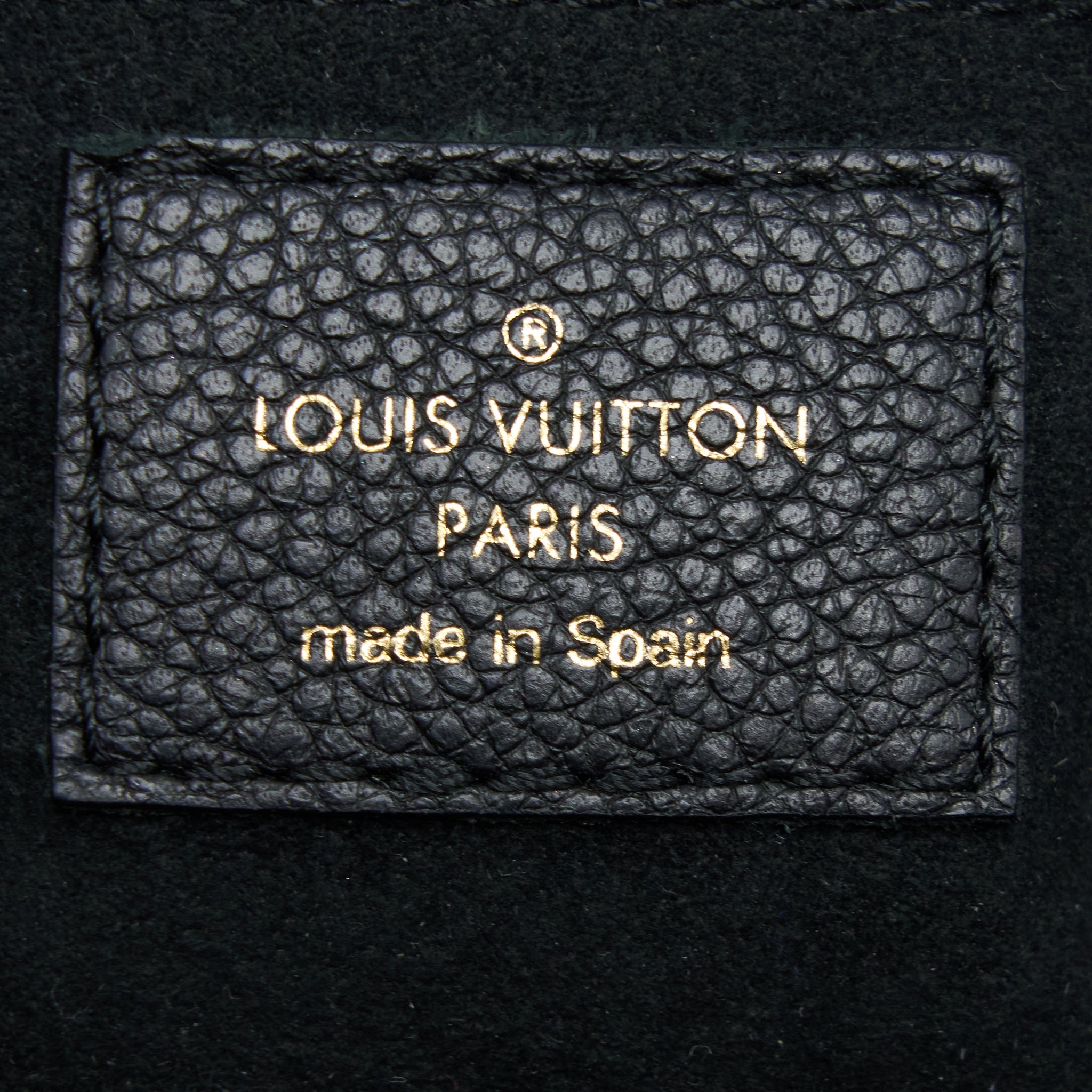 LOUIS VUITTON SPEEDY 20 EMPREINTE BLACK GHW