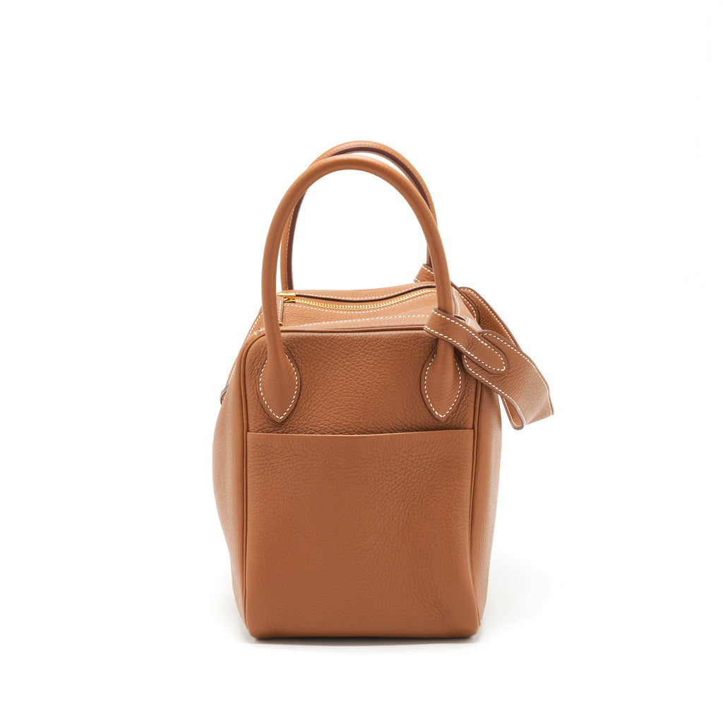 HERMES LINDY 30 CLEMENCE GOLD GHW