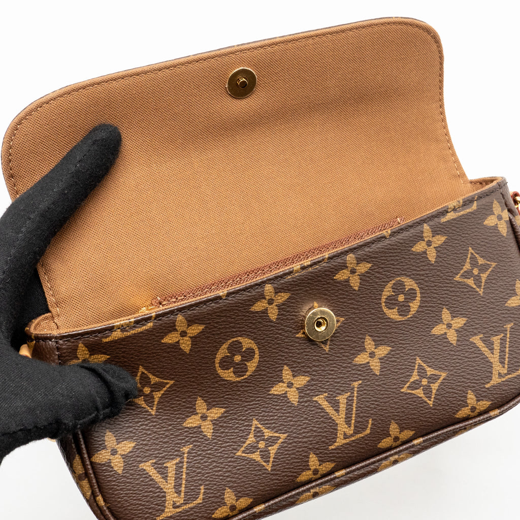 LOUIS VUITTON IVY WALLET ON CHAIN MONOGRAM CANVAS GHW