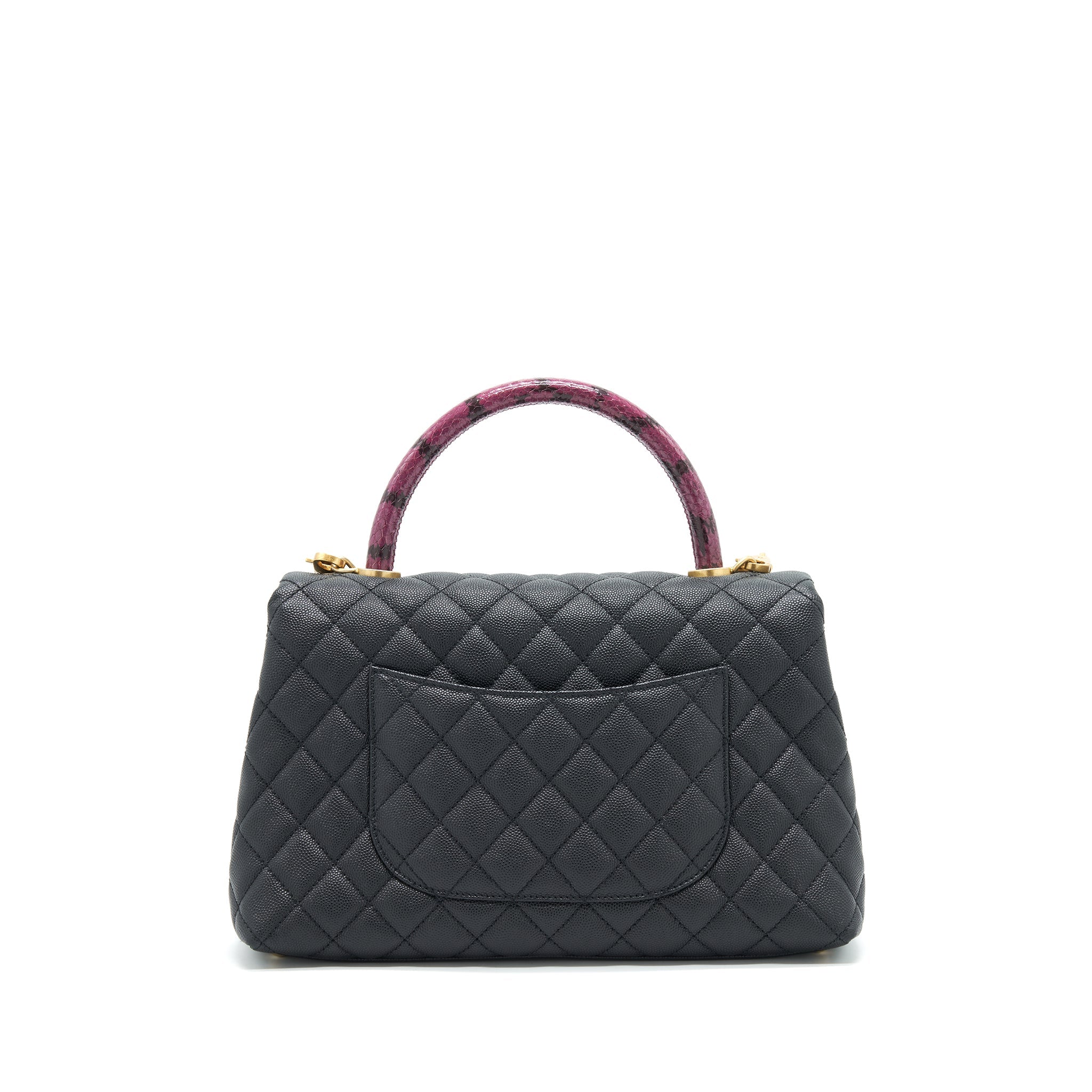 CHANEL COCO HANDLE WITH PYTHON HANDLE