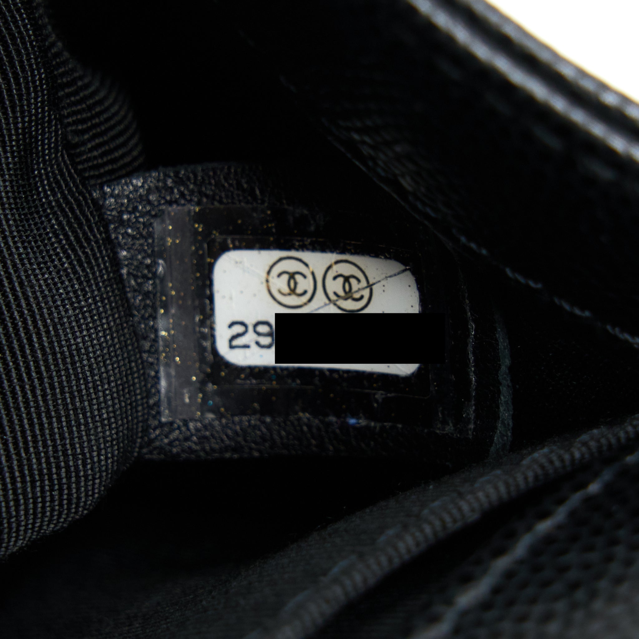 CHANEL SMALL BOY BAG CAVIAR BLACK GHW