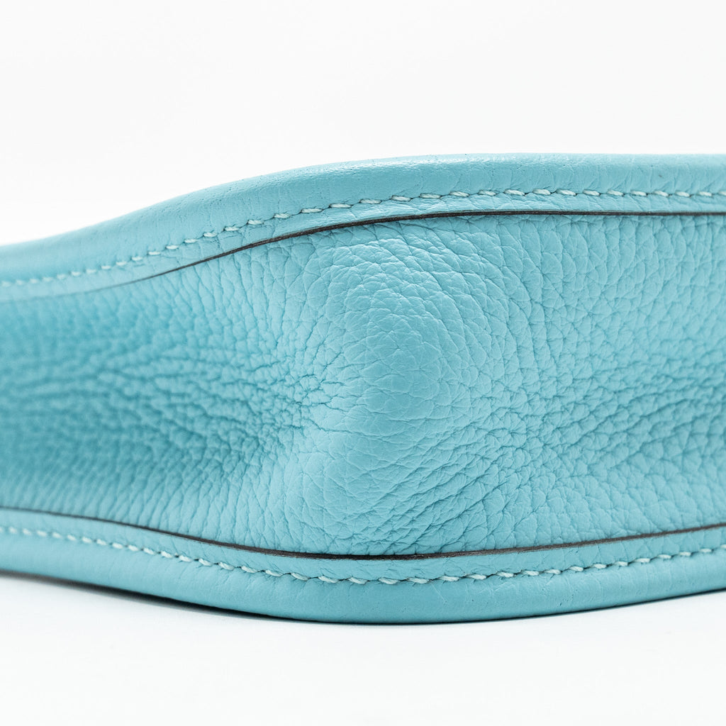 HERMES MINI EVELYNE CLEMENCE BLUE ATOLL SHW