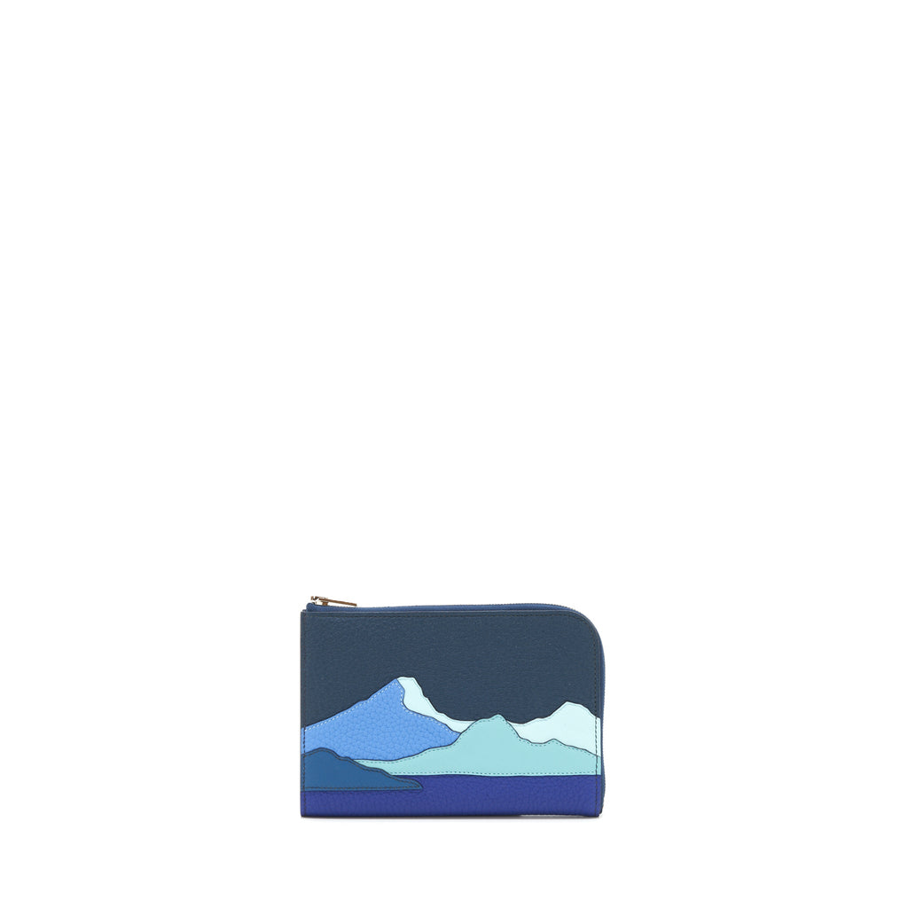 HERMES ENDLESS ROAD SMALL POUCH BLUE/MULTICOLOUR SHW