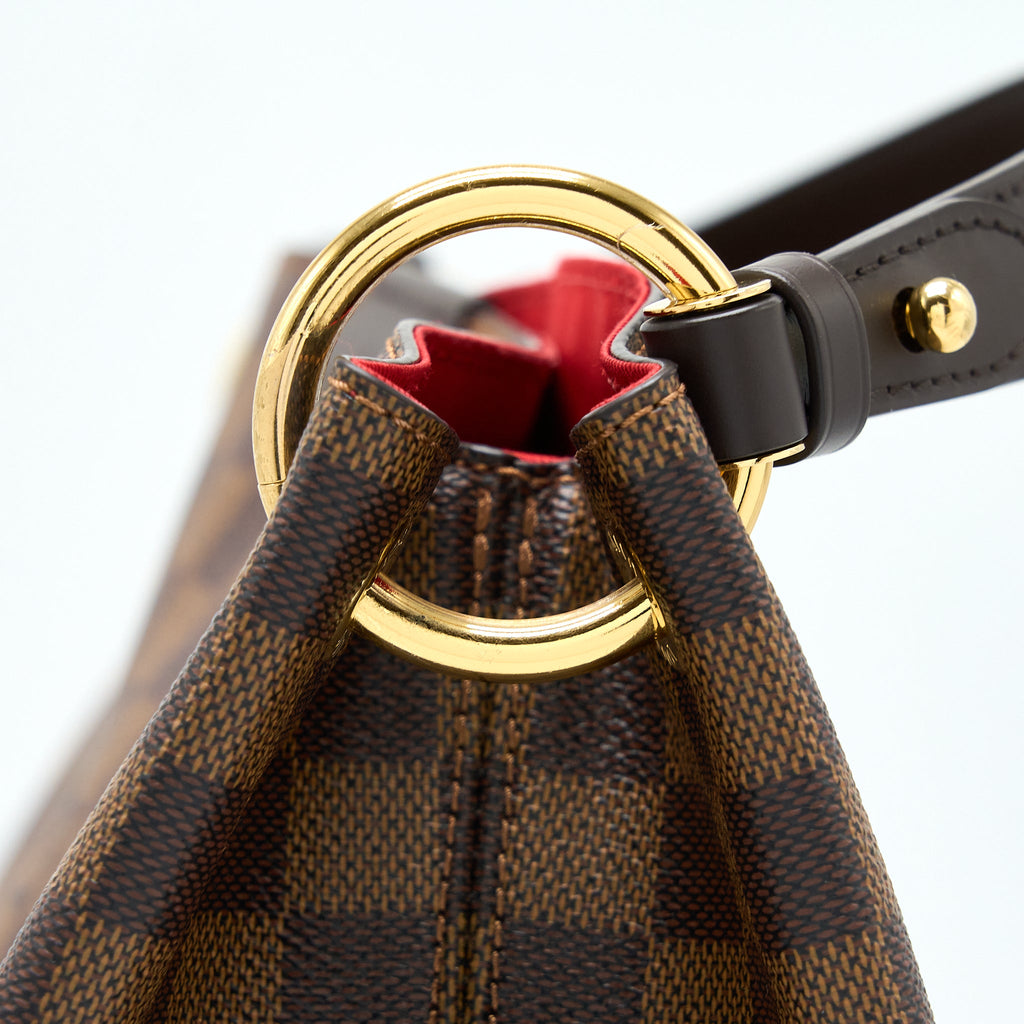 LOUIS VUITTON GRACEFUL MM DAMIER EBENE GHW
