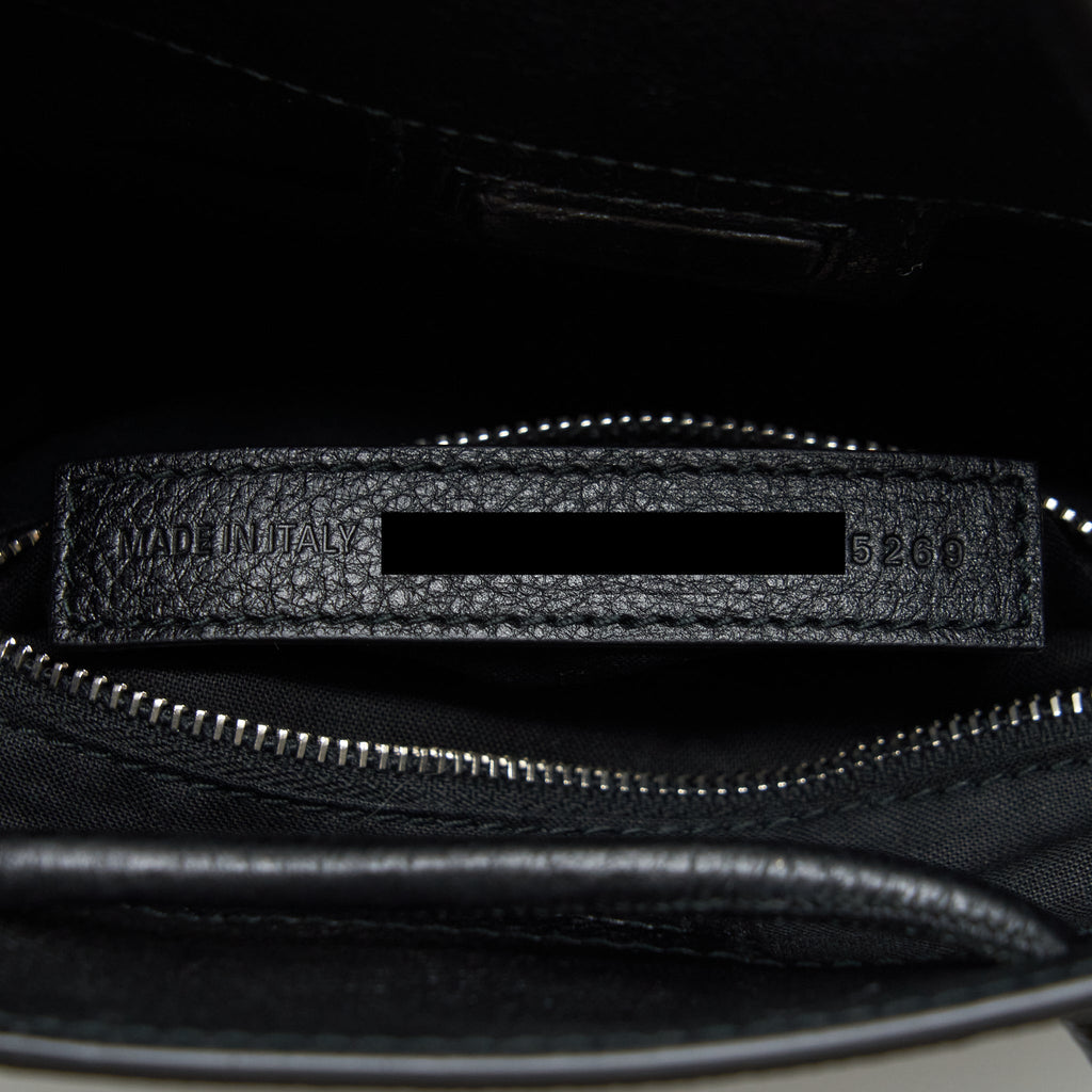 BALENCIAGA TOP HANDLE SHOPPING TOTE BAG CALFSKIN BLACK SHW