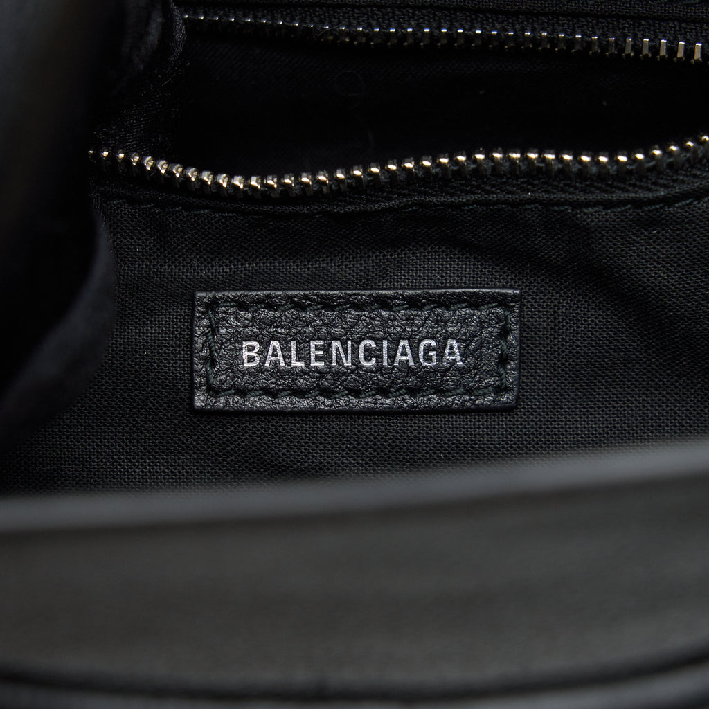 BALENCIAGA TOP HANDLE SHOPPING TOTE BAG CALFSKIN BLACK SHW