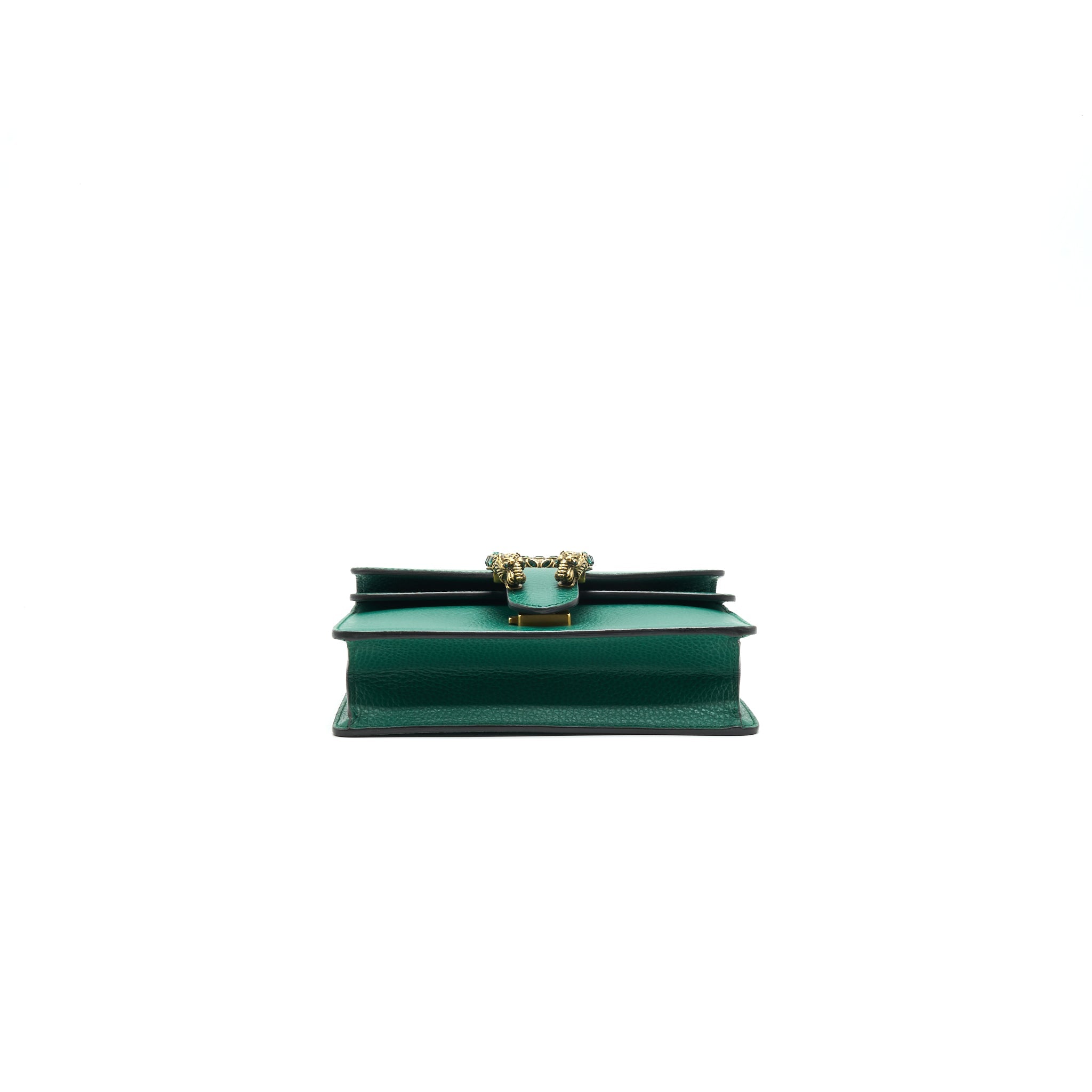 GUCCI DIONYSUS MINI LEATHER BAG GREEN
