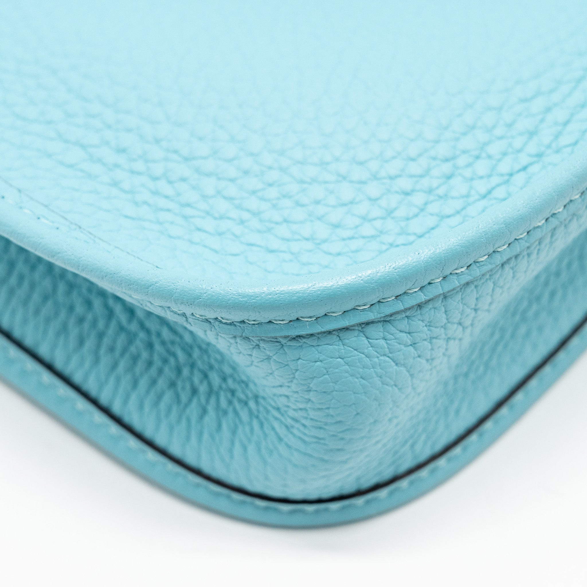 HERMES MINI EVELYNE CLEMENCE BLUE ATOLL SHW