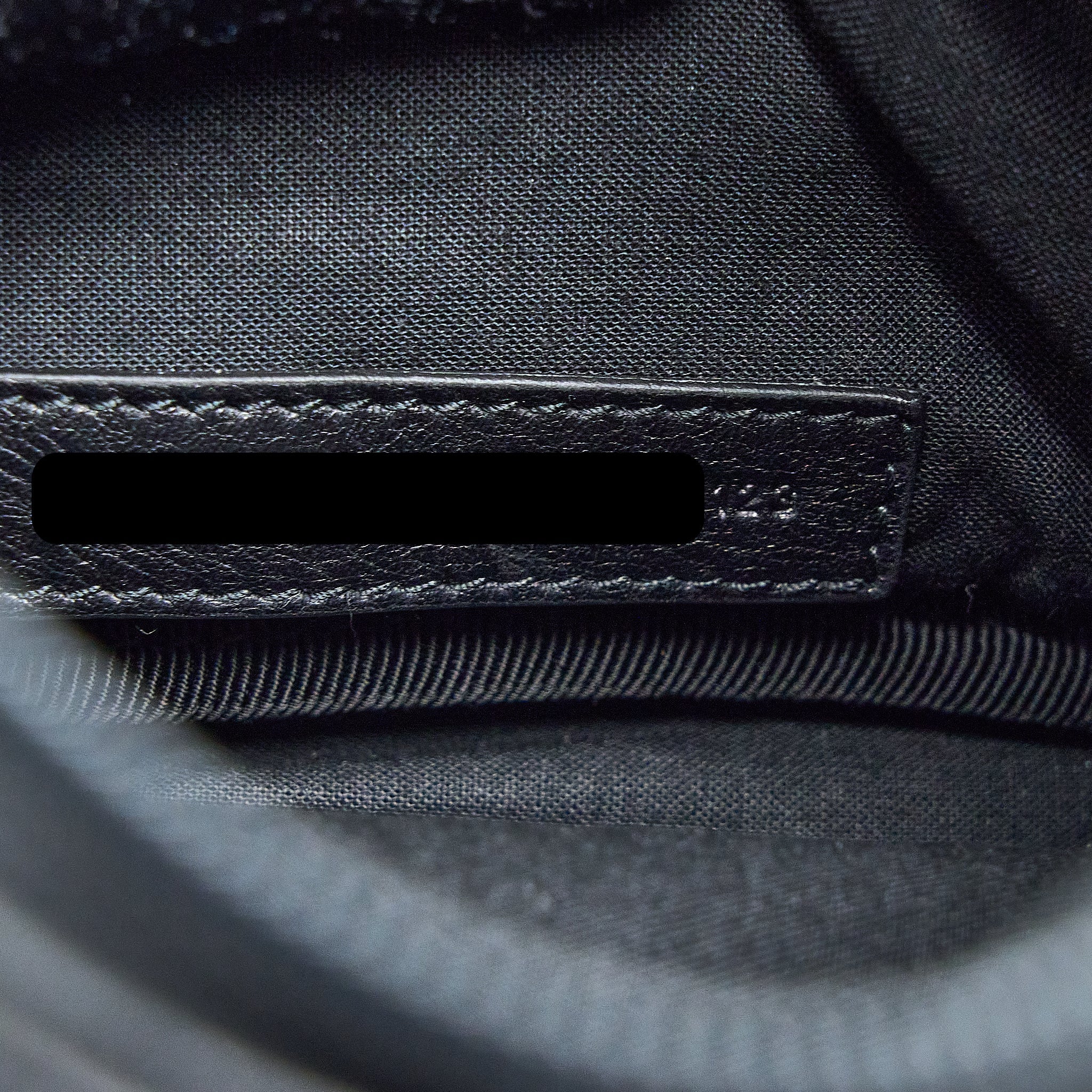 BALENCIAGA GRAFFITI WAIST BAG LEATHER BLACK RUTHENIUM HARDWARE