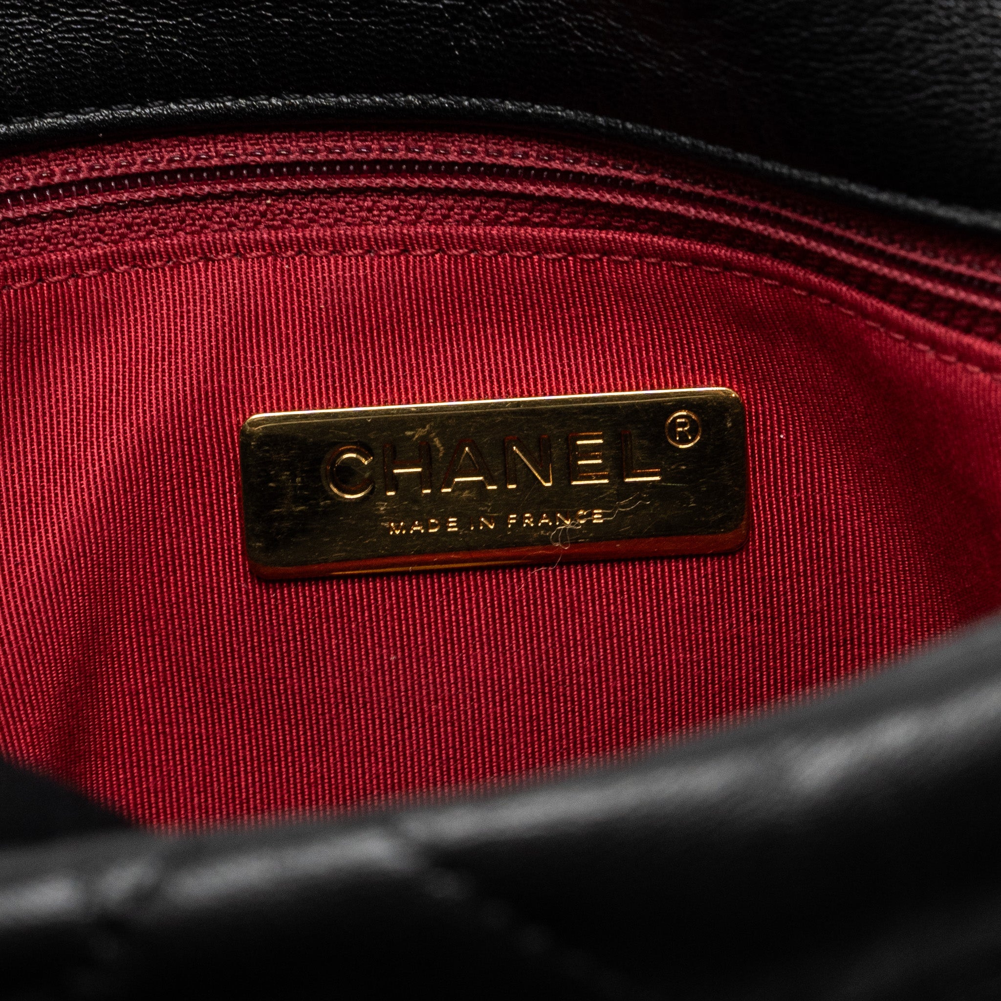 CHANEL MEDIUM 19 BAG GOATSKIN BLACK MULTICOLOUR HARDWARE