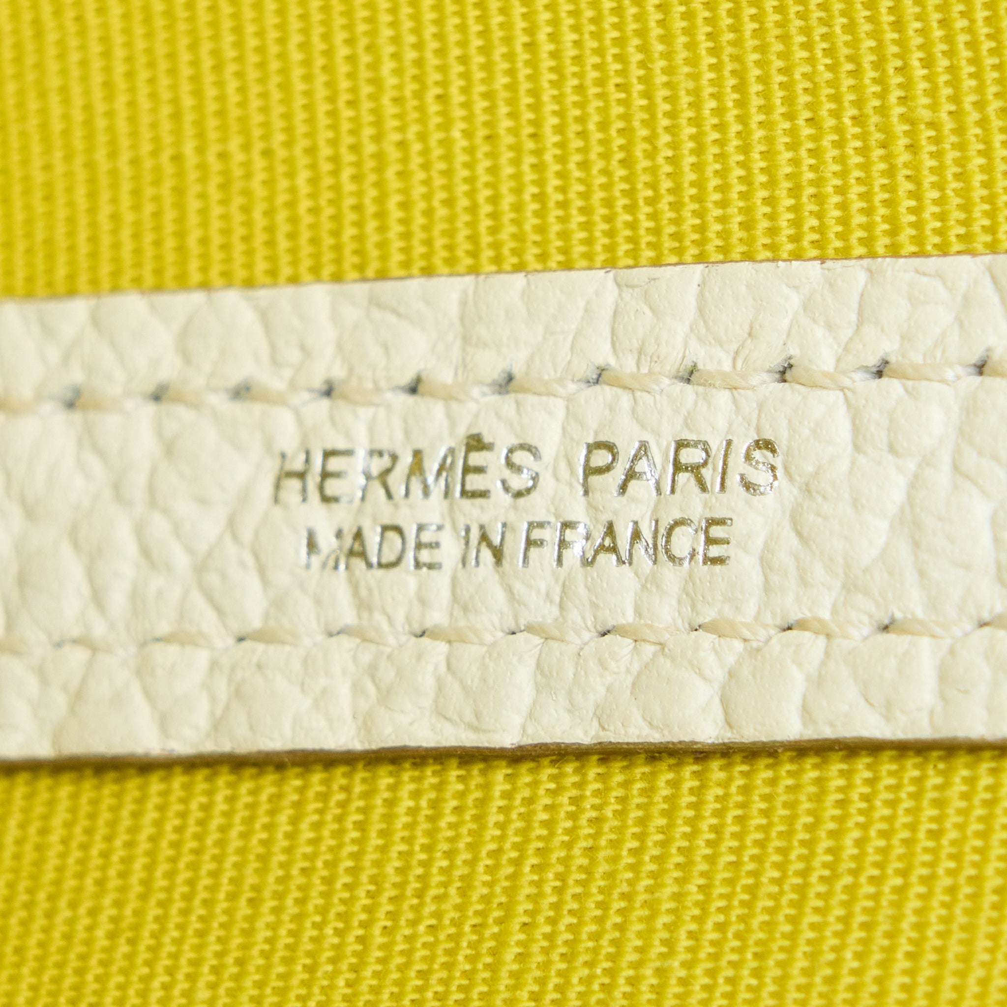HERMES GARDEN FILE 28 STRAP BAG LIME/BLANC/LIME SHW