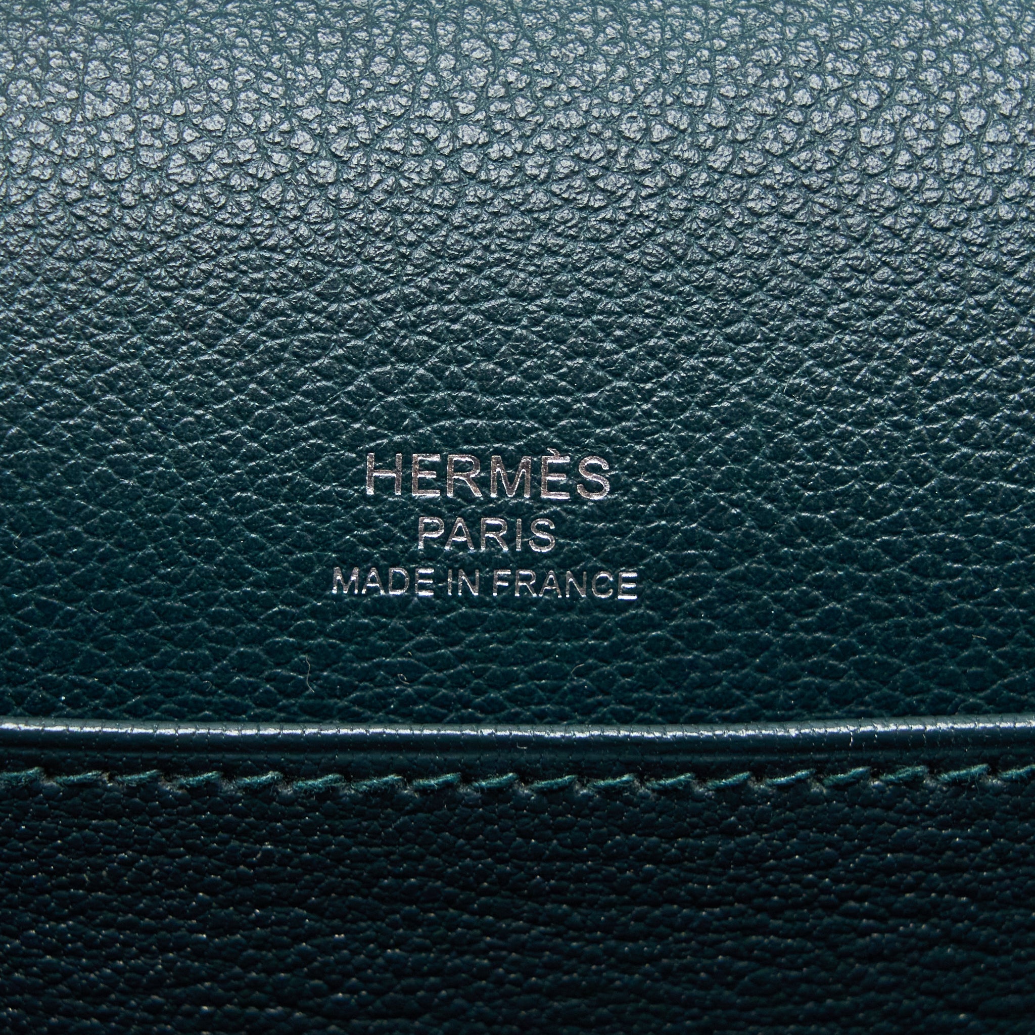 HERMES MINI ROULIS EVERCOLOUR VERT CYPRESS SHW