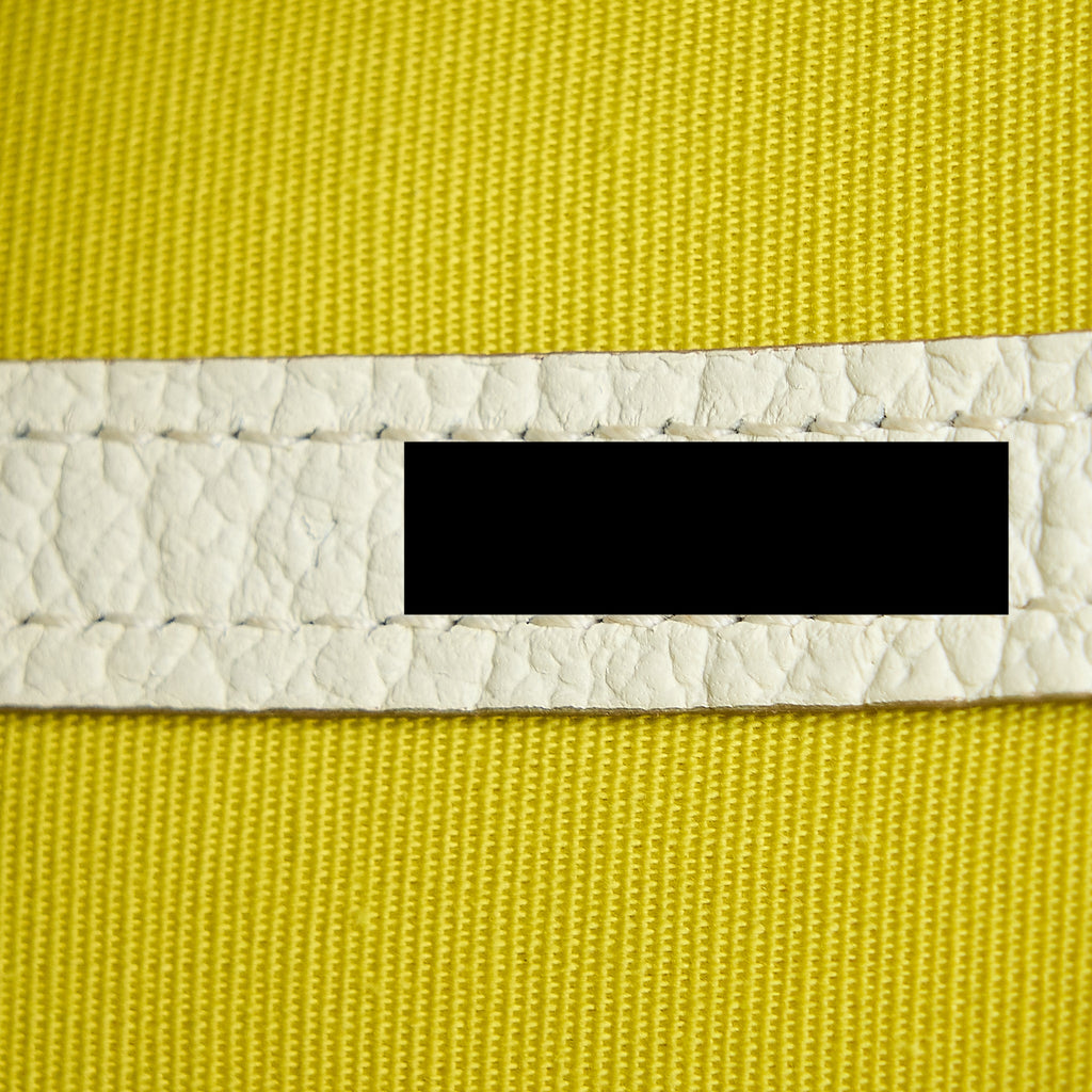 HERMES GARDEN FILE 28 STRAP BAG LIME/BLANC/LIME SHW