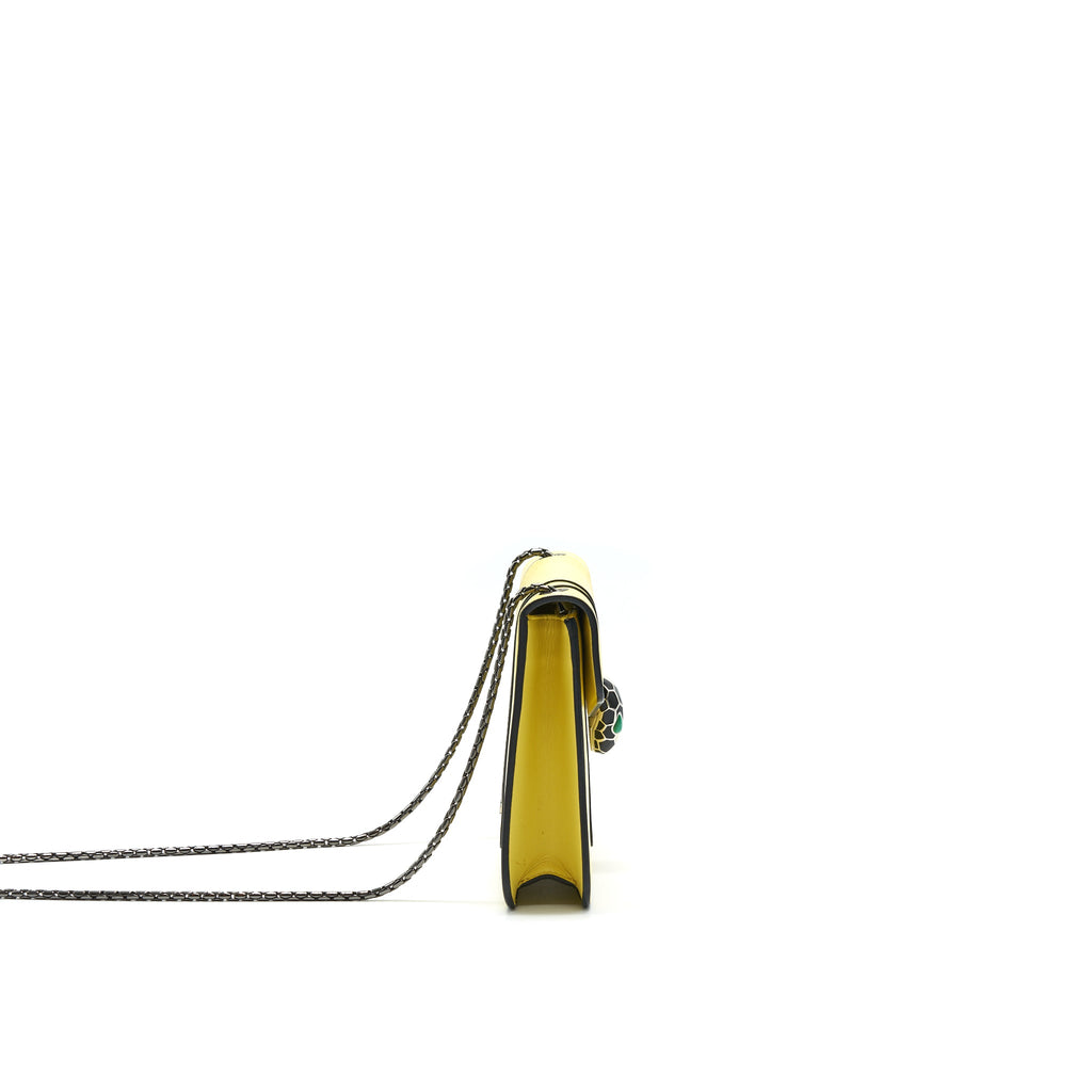 BVLGARI SERPENTI FOREVER CROSSBODY BAG IN YELLOW BHW