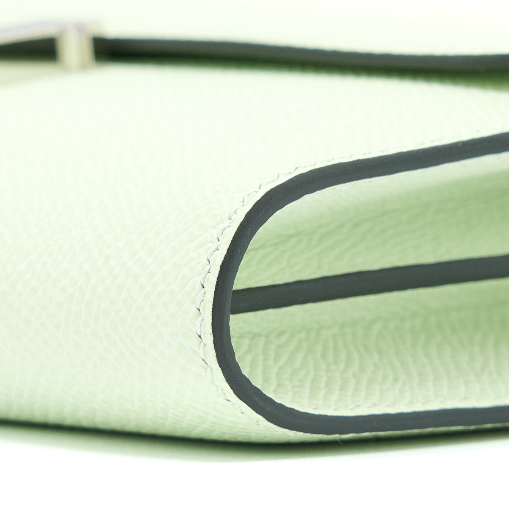HERMES CONSTANCE TO GO EPSOM VERT FIZZ SHW