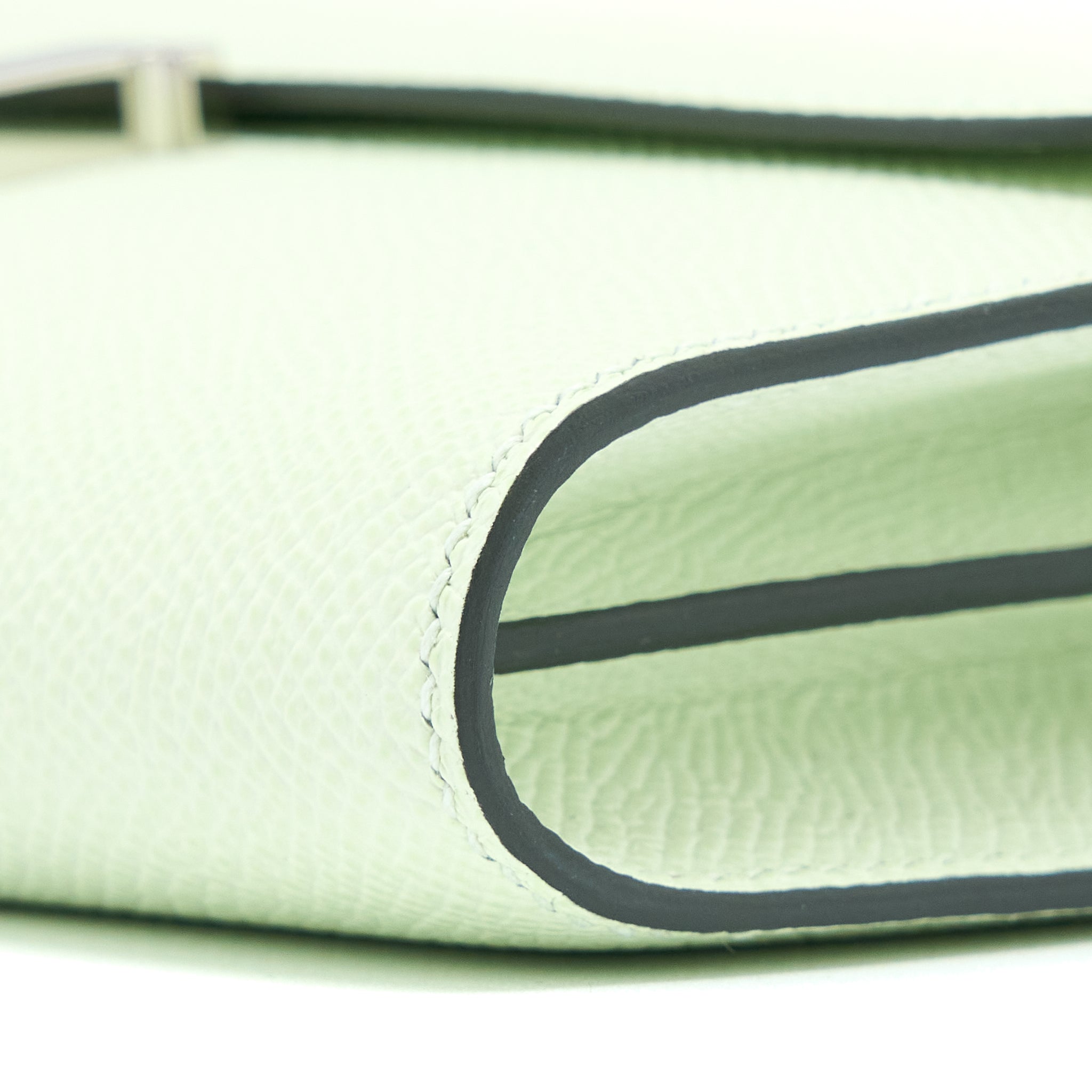 HERMES CONSTANCE TO GO EPSOM VERT FIZZ SHW