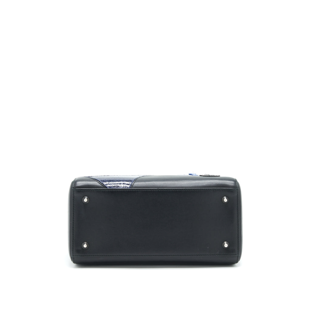 DIOR MEDIUM LADY DIOR BAG LIMITED EDITION BLACK/ BLUE