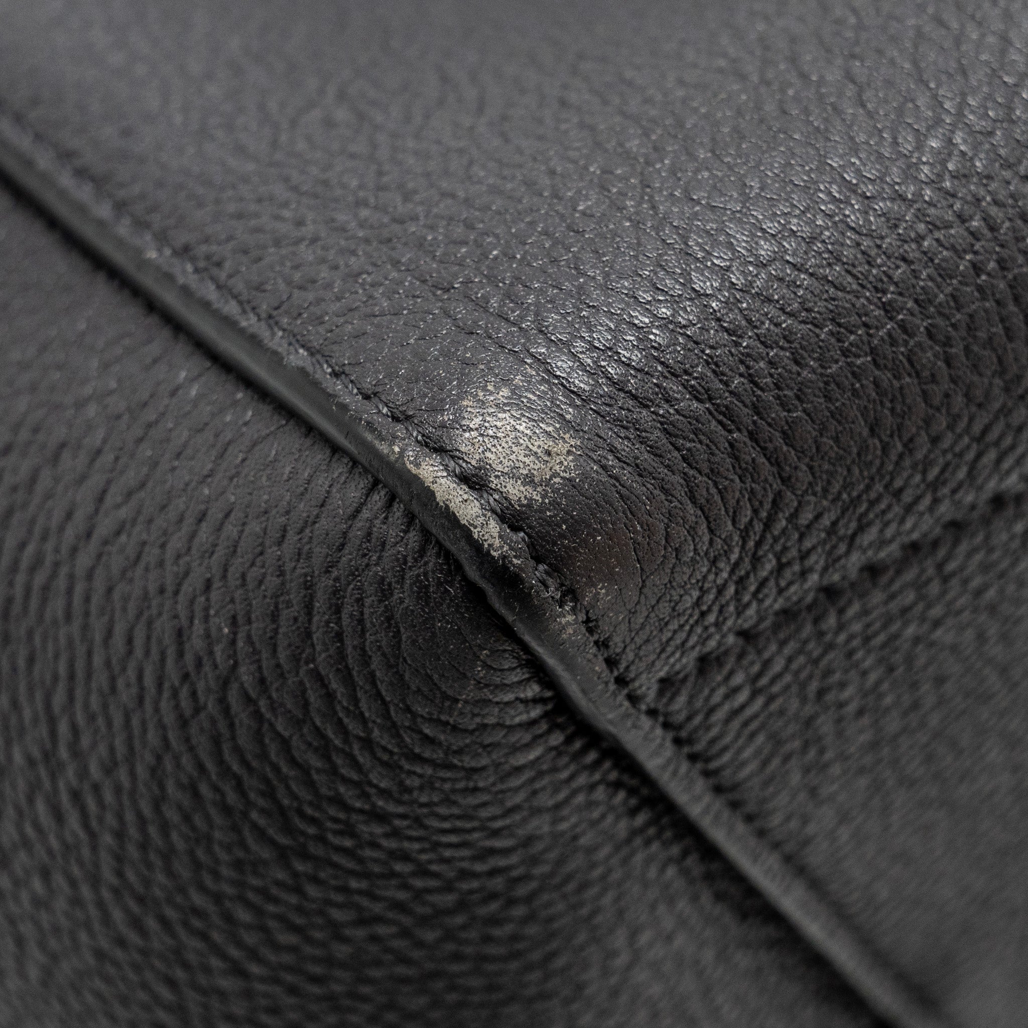 CELINE SANGLE BUCKET BAG CALFSKIN DARK GREY GHW