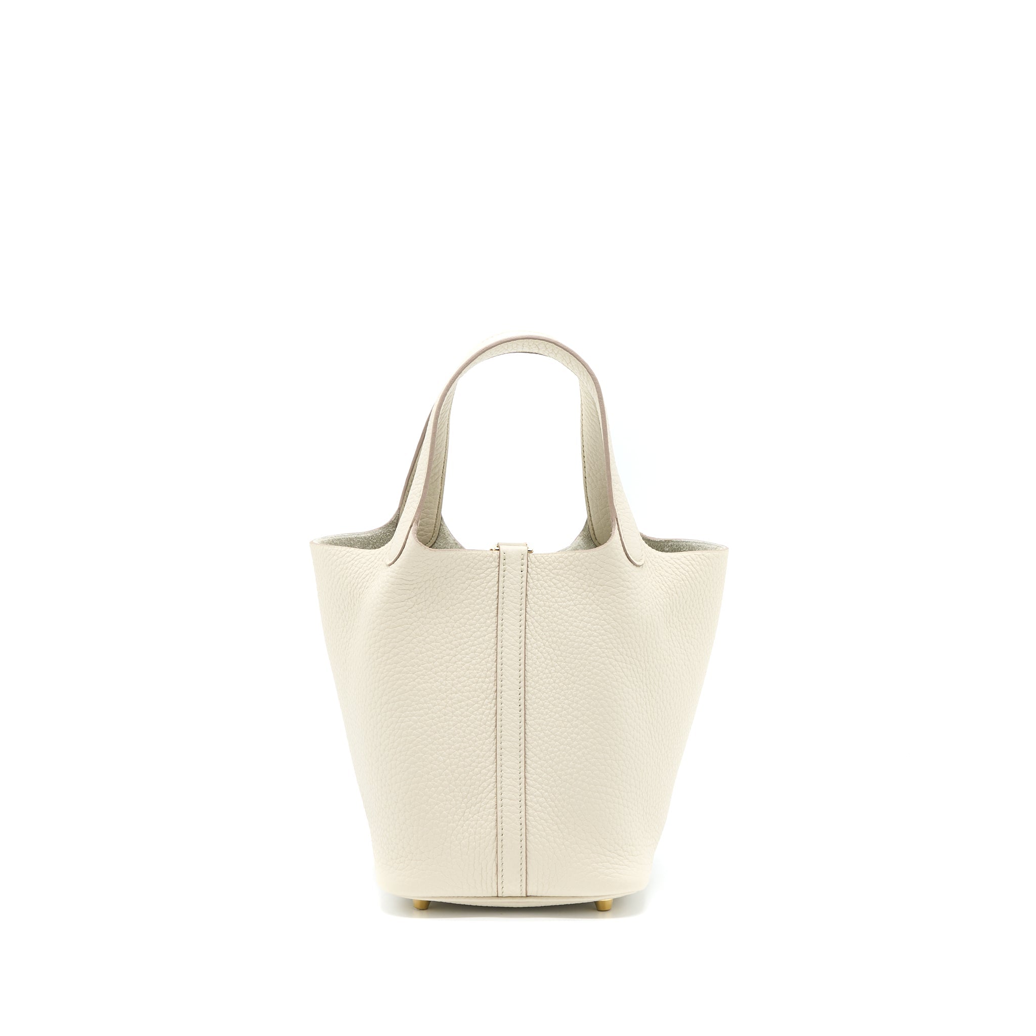 HERMES PICOTIN 18 LOCK BAG CLEMENCE 8L BETON GHW