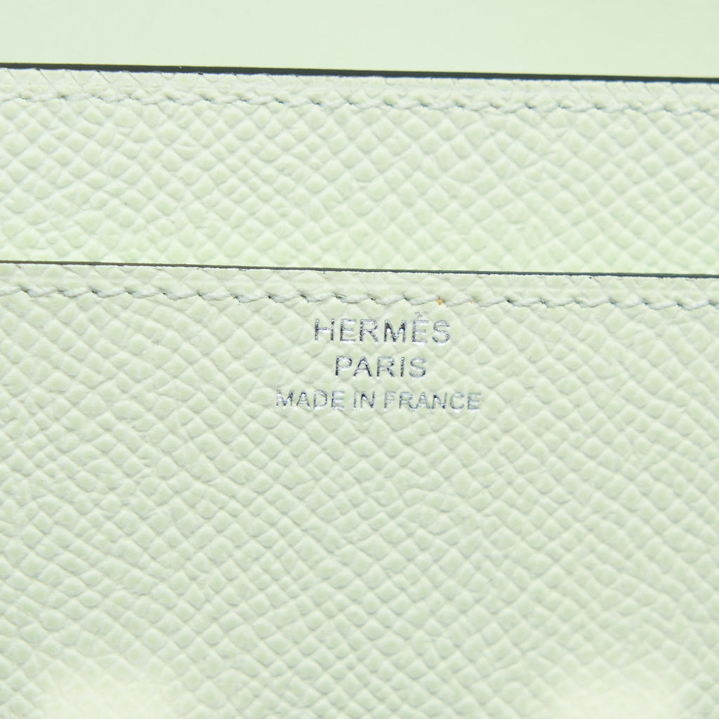 HERMES CONSTANCE TO GO EPSOM VERT FIZZ SHW