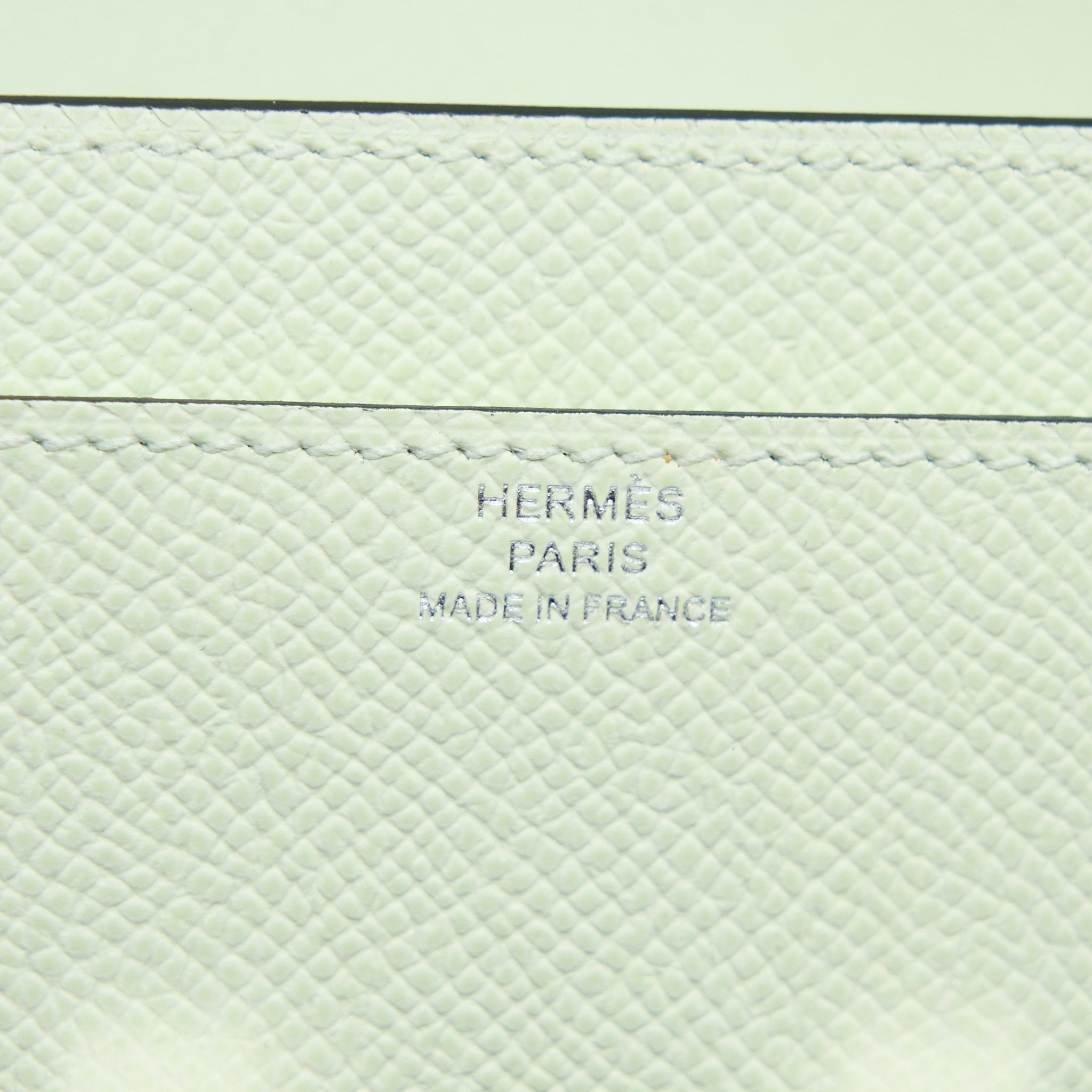 HERMES CONSTANCE TO GO EPSOM VERT FIZZ SHW